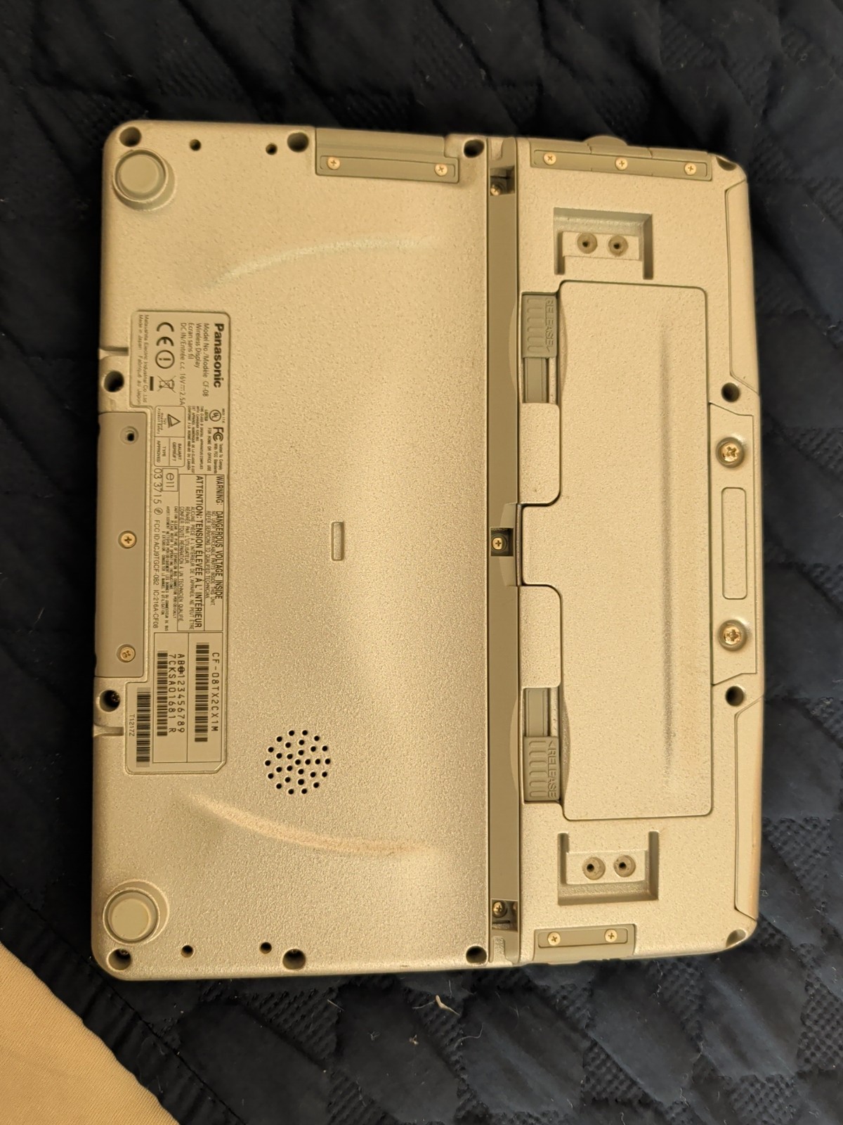 Panasonic Toughbook CF-08 Works Perfectly Fine Screen Protector Included Tested