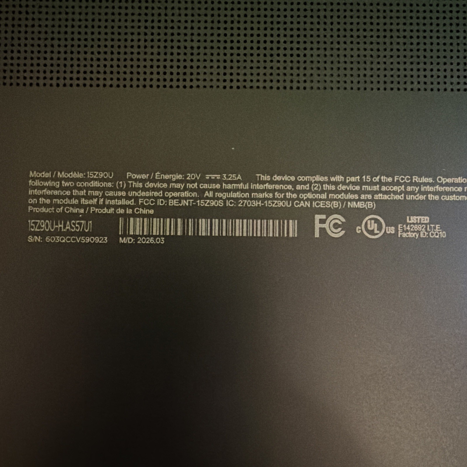 LG Gram 15Z90ou 16GB RAM 1TB SSD (New) Read Description