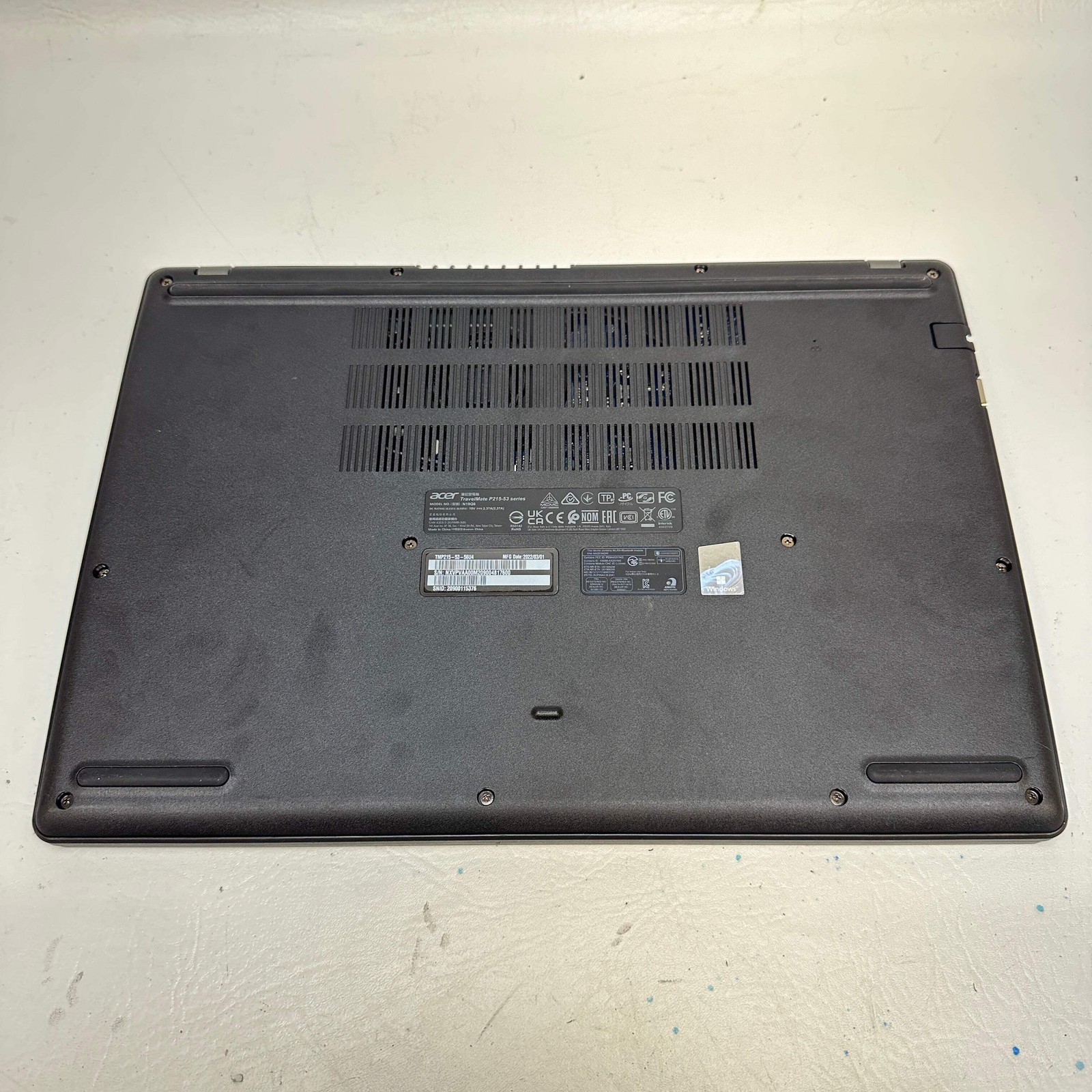Acer TravelMate P215-53 15.6″ i5-1135G7 2.4GHz 8GB RAM 256GB SSD
