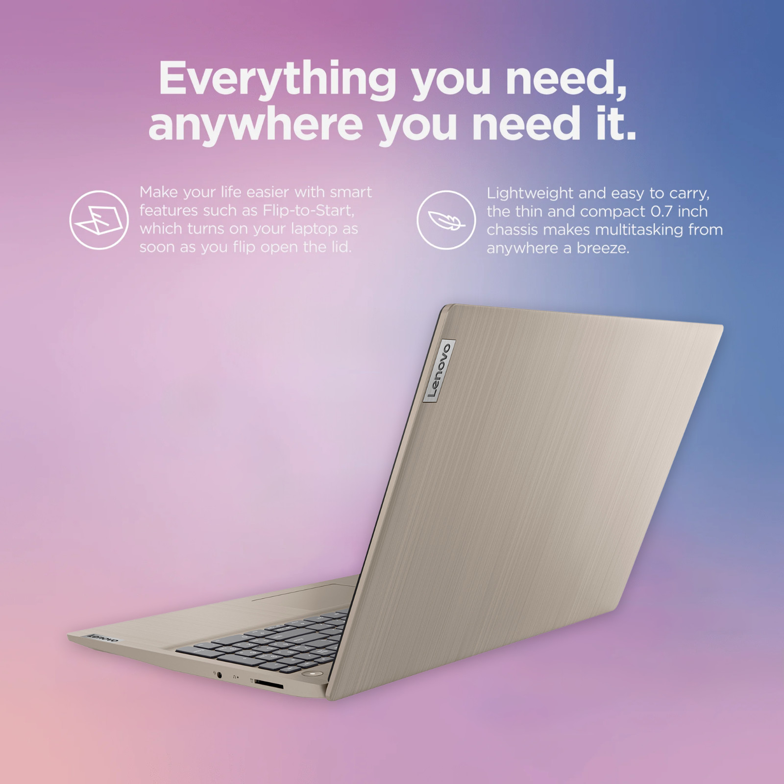 Lenovo IdeaPad 3i Touch Laptop 15 Intel i5 8GB RAM 1.25TB SSD Win 11 Office 2024