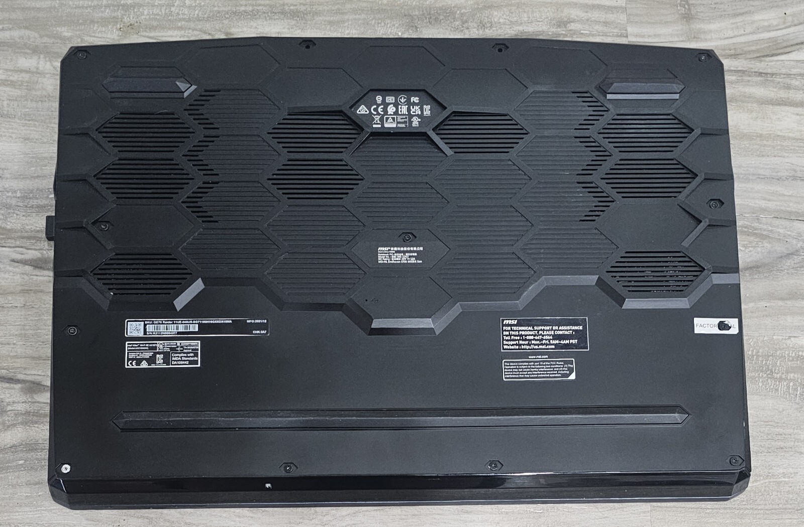MSI GE76 Raider | RTX 3060 | Intel Core i7 11th gen | 32GB RAM