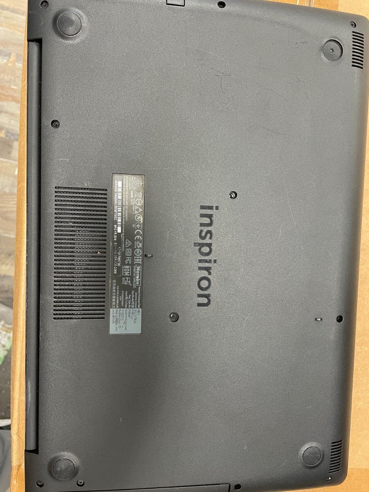 Dell Inspiron 5570-Intel i3-8130U, 12GB DDR4 Ram, 1TB HDD, Touch Screen, Win10
