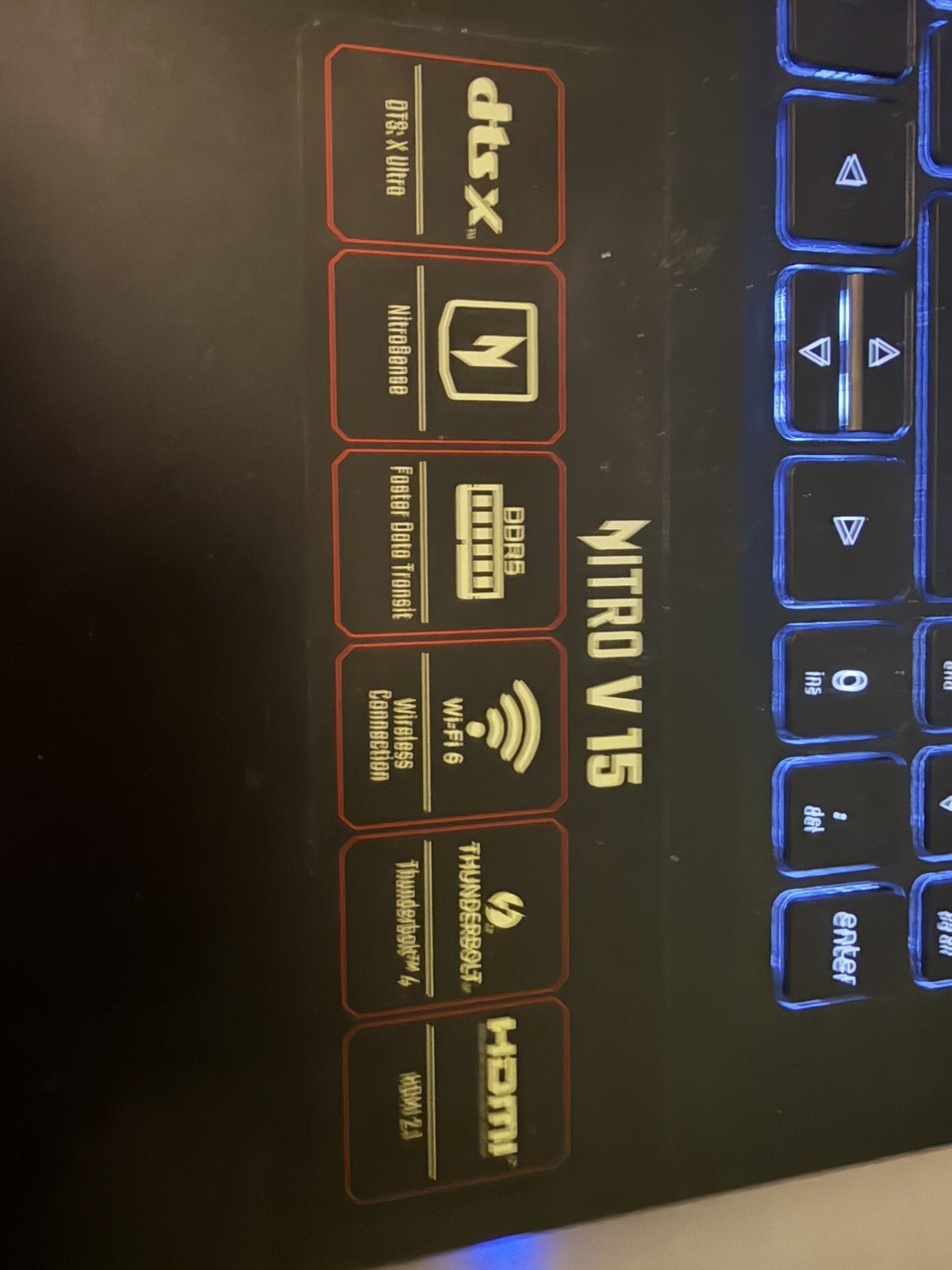 Acer Nitro V 15 15.6” FHD i7 16GB 512GB SSD RTX Win 11 Charger Included
