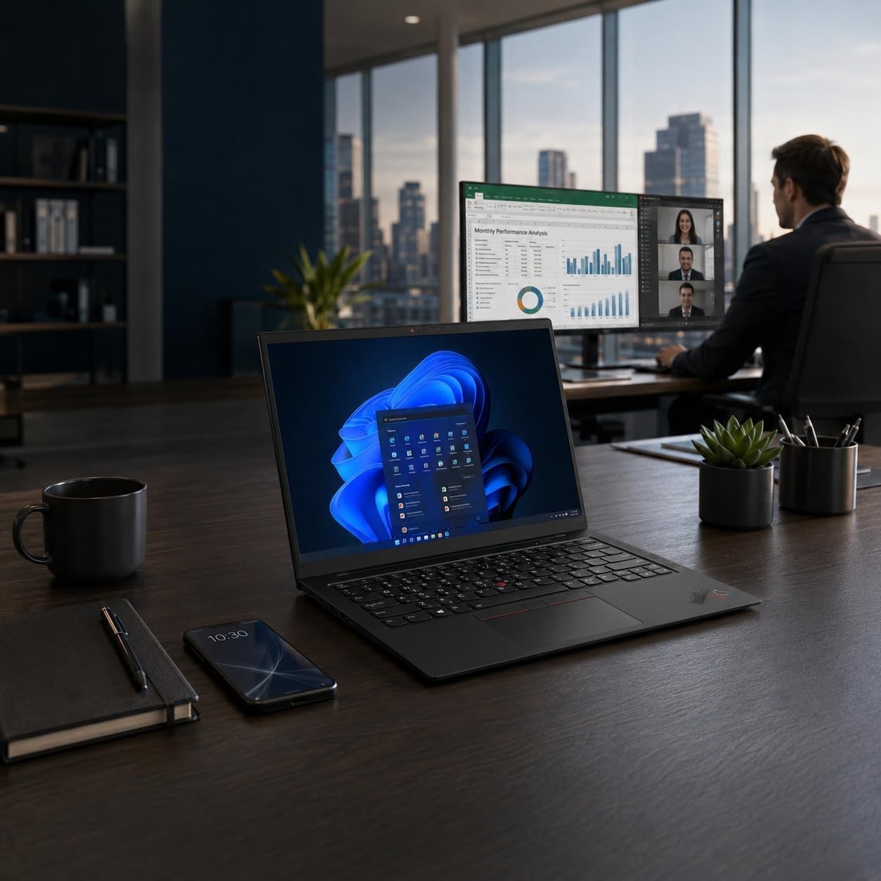 Lenovo ThinkPad X1 Carbon Gen 9 14″ Ultrabook, Intel Core i5, 8GB RAM 256GB SSD