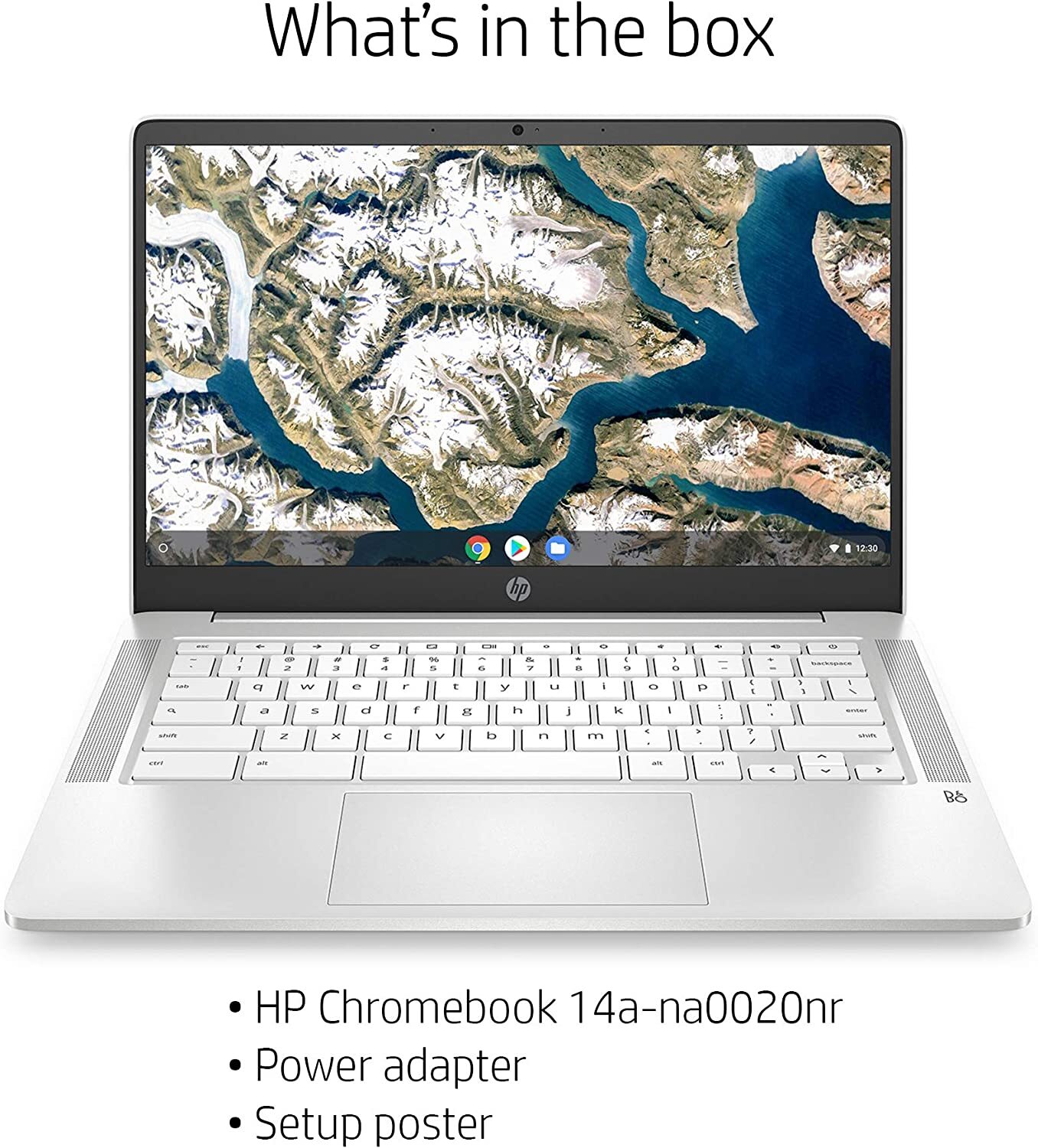 🔥NEW HP 14″ WLED HD Chromebook Celeron N4000/4G/32G 14a-na0020nr Ceramic White