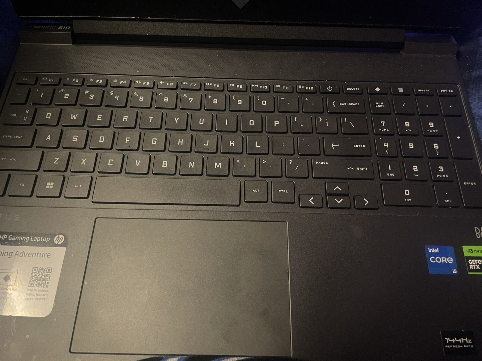 HP Victus 15.6″ 144Hz Gaming Laptop i5-12500H 16GB 512GB SSD RTX 4060 W11