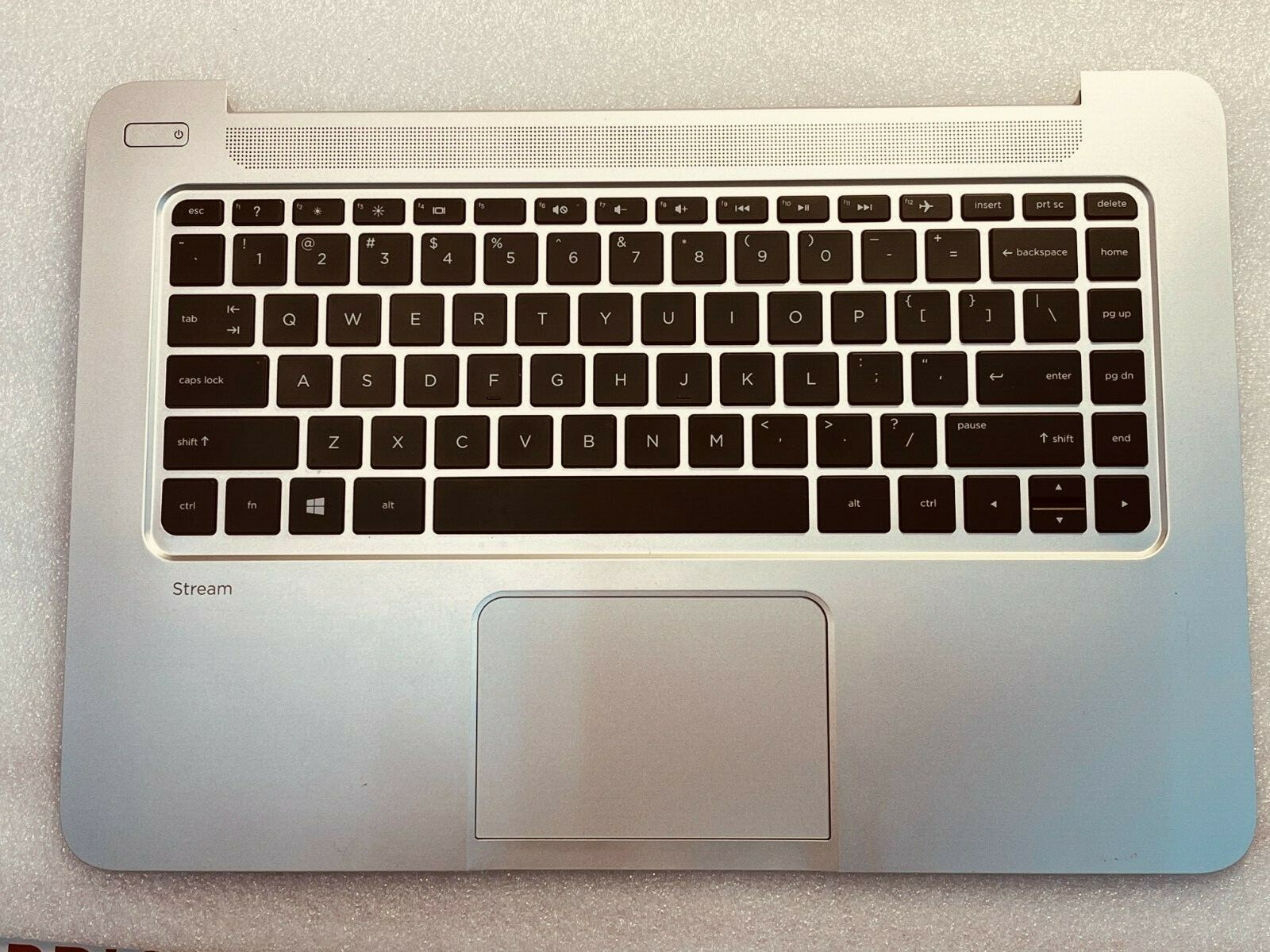 HP Stream 14-z010nr Palmrest w/Keyboard,Touch Pad Mouse,Power button board