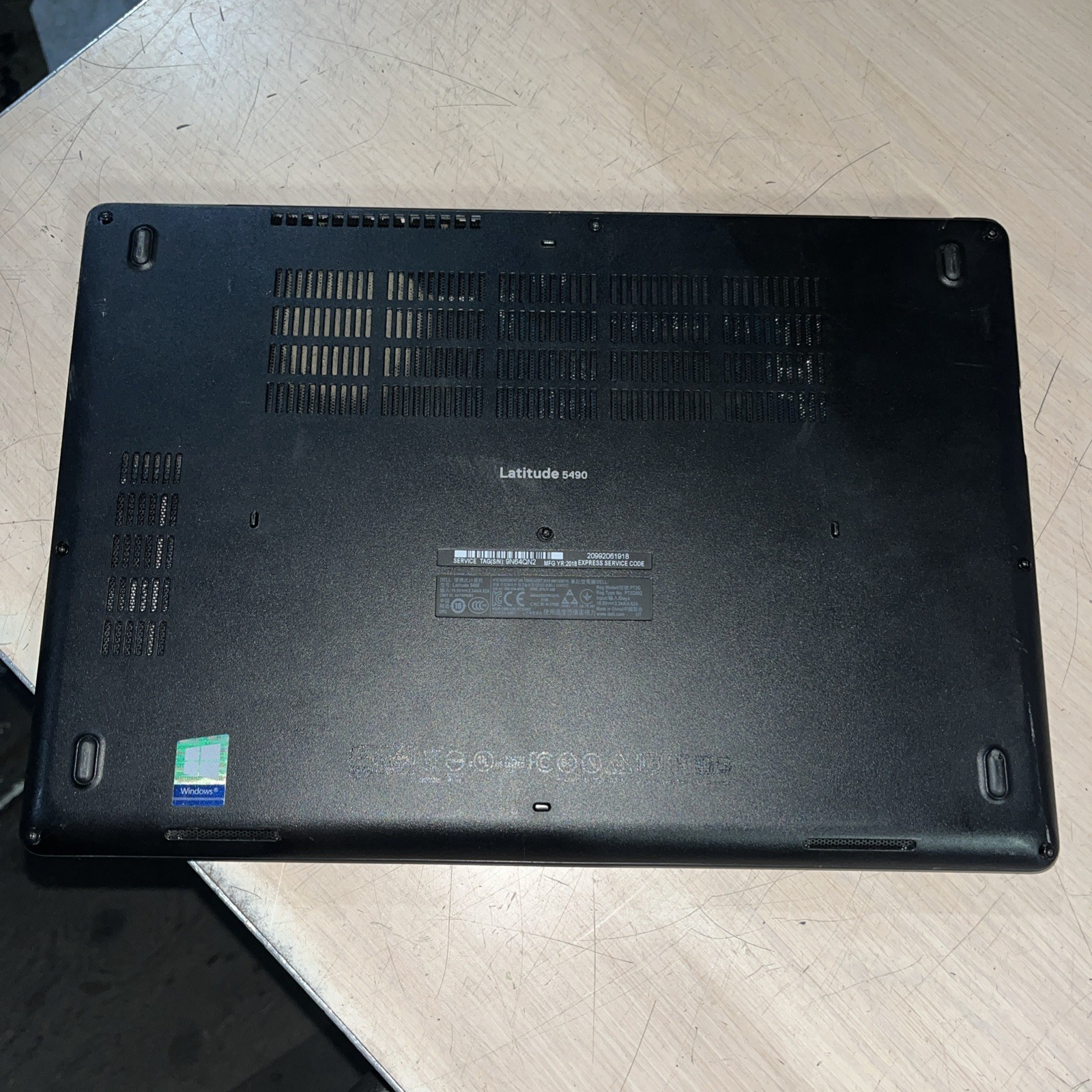 DELL LATITUDE 5490 INTEL CORE I7-8650U 1.90GHZ 8GB RAM NO HD