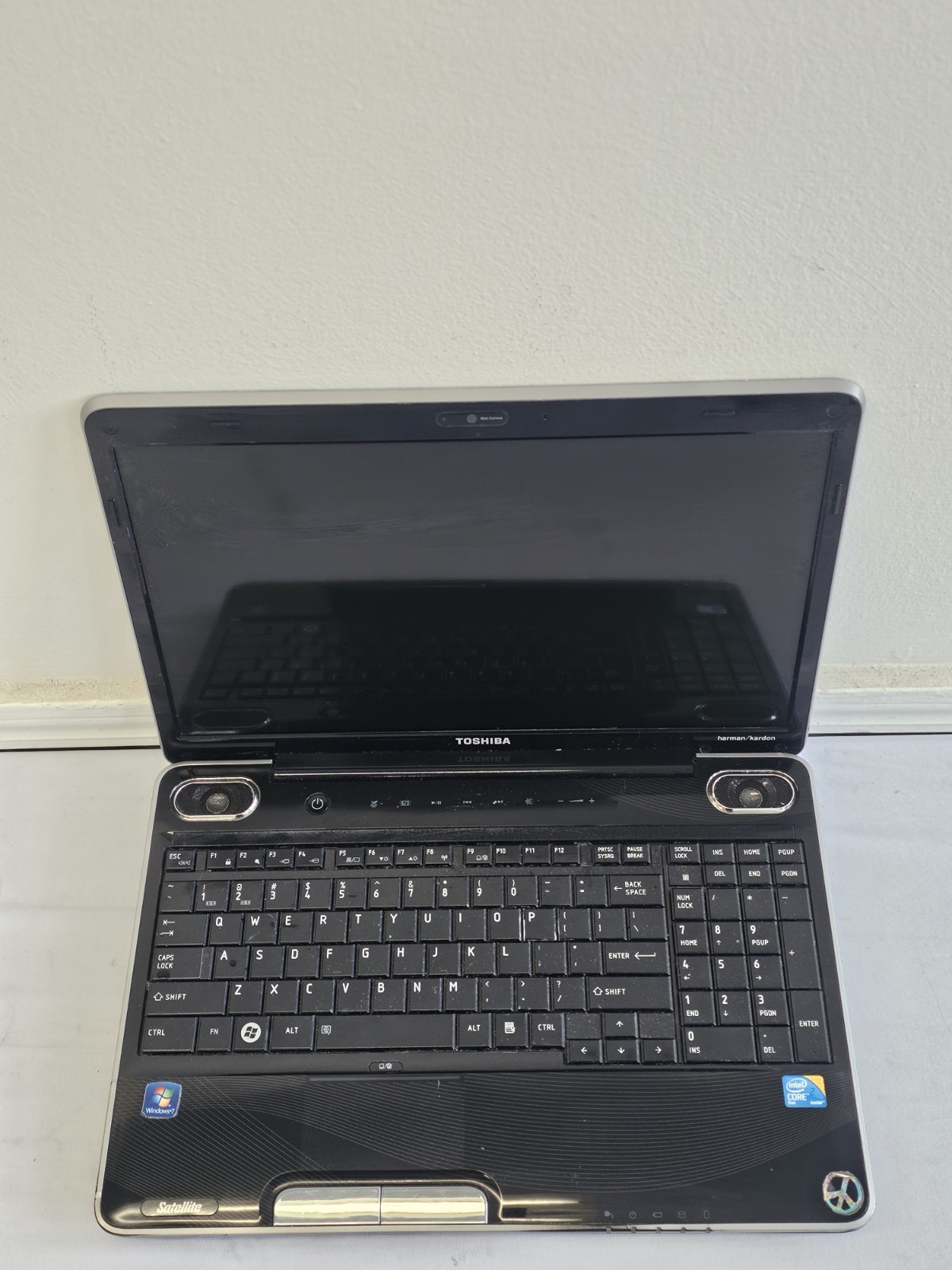 Toshiba Satellite A505-S6980 Laptop – Intel Duo T6600 – BAD BATT – Parts – READ