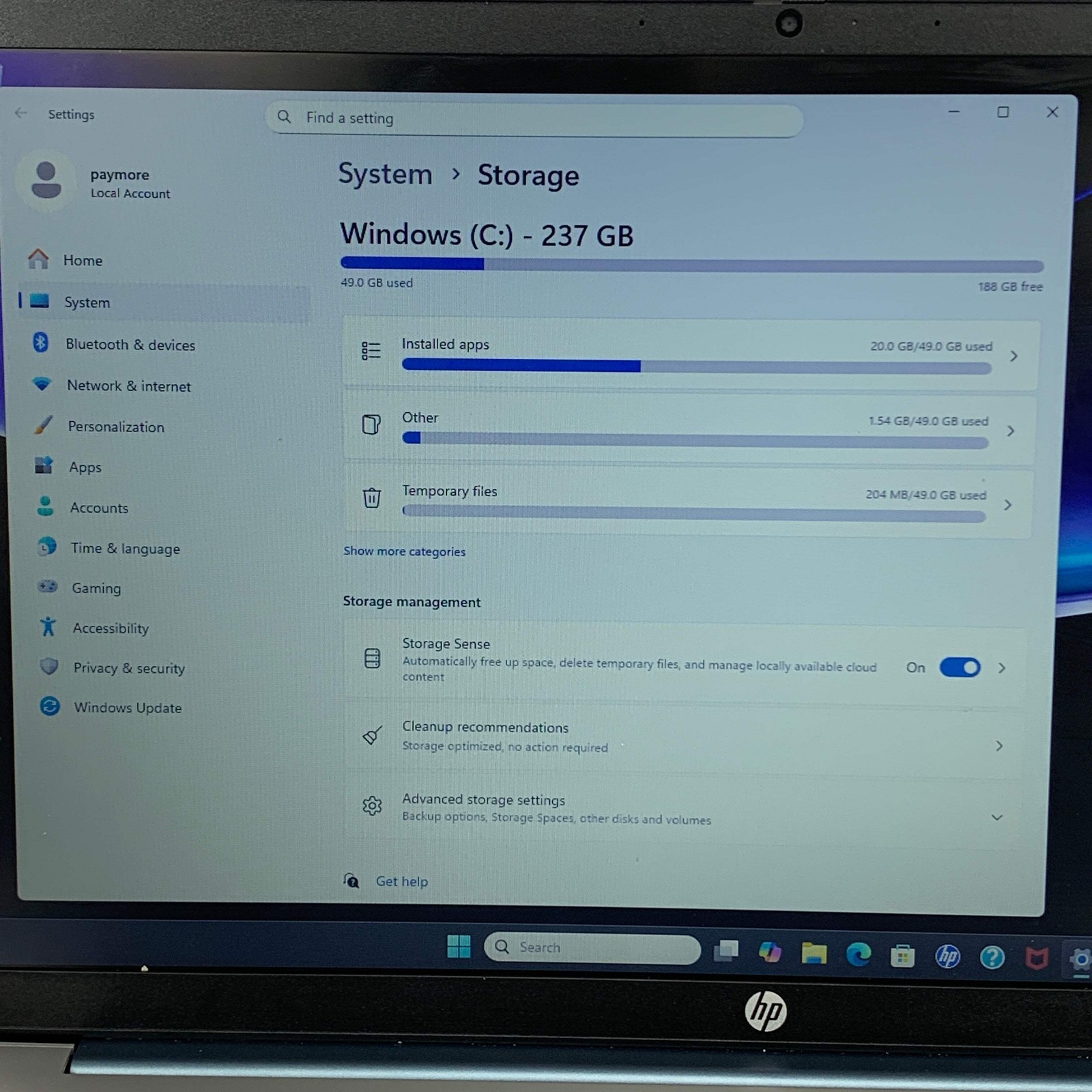 HP Laptop CN0512NR 17.3″ Celeron N4500 1.1GHz 4GB RAM 256GB SSD