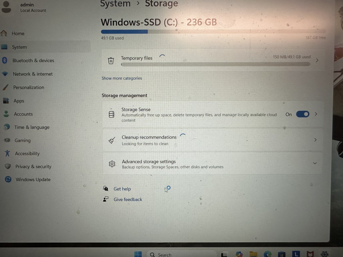 LENOVO IDEAPAD 1 15IAU7 15″ RYZEN 5-7520U 8GB 256GB WIN 11 (mee) (PSH043678)