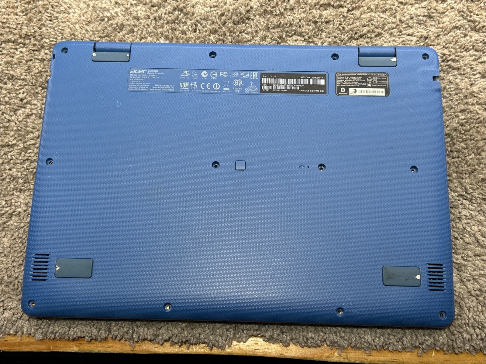 Acer Aspire R3-131T 25GB HDD 4GB RAM Celeron N3160 Win 10Home 465211