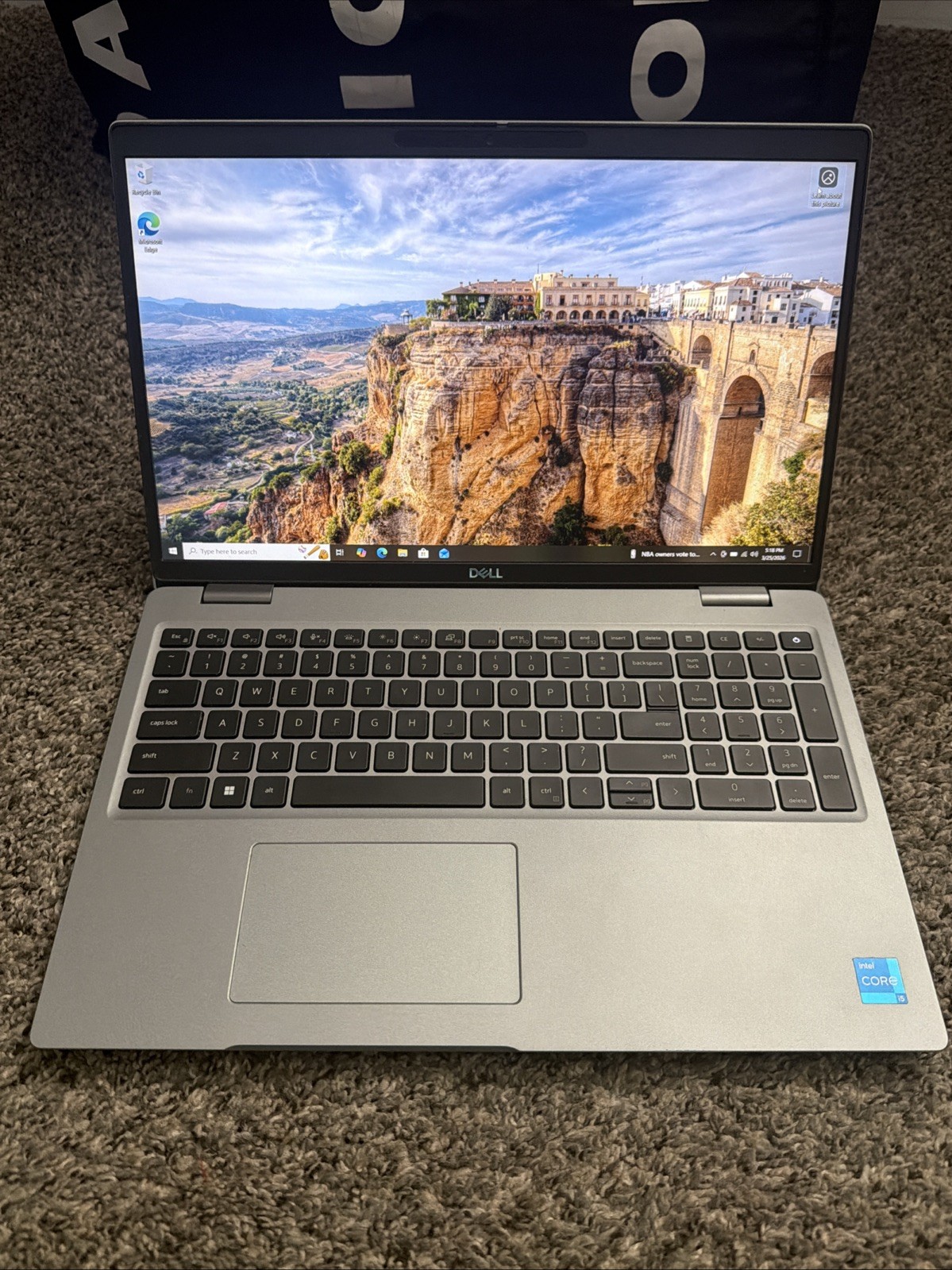 Dell Latitude 5520 15″ i5-1145G7@2.6GHz, 8GB RAM, 256GB M2, Win 11 Pro