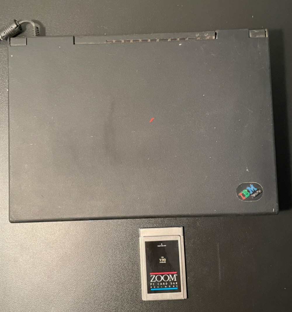 Vintage Rare 1994 IBM ThinkPad 755C Type 9545 awful condition !! READ AND LOOK