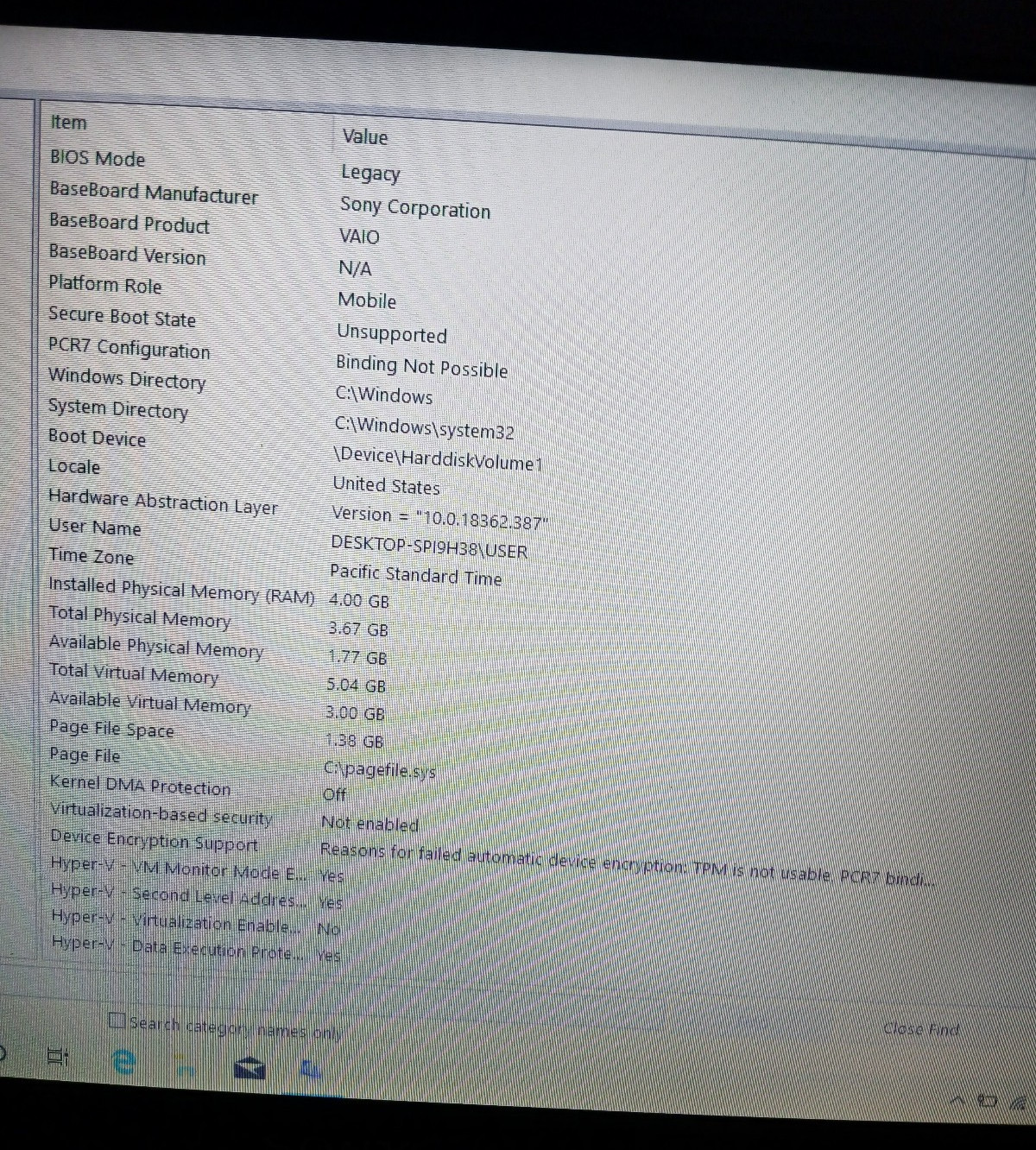 Sony Vaio PCG 71318L Laptop Intel Core i3 – Please see pictures full details