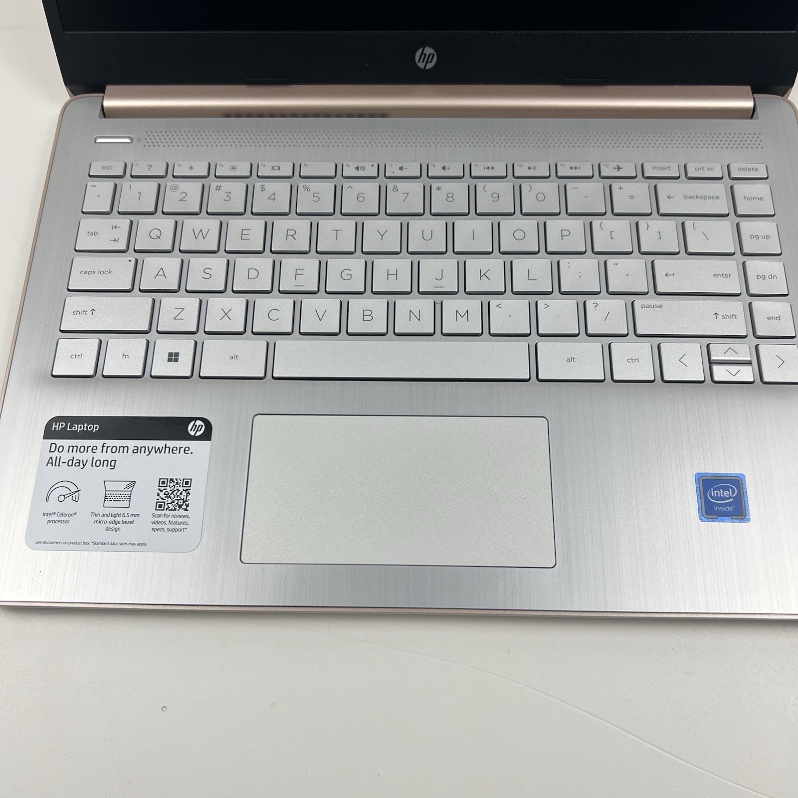 HP 14-DQ0762DX 14″ Laptop Intel Celeron N4120 4GB 128GB Win 11 w/ Charger