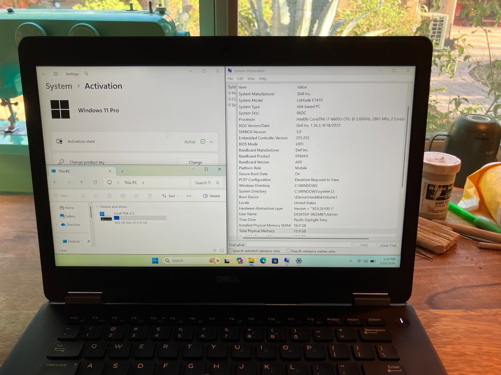 Dell Inspiron 5521 15″ Laptop i5 1.8GHz 8GB RAM 120GB SSD Win 11 Pro Wifi