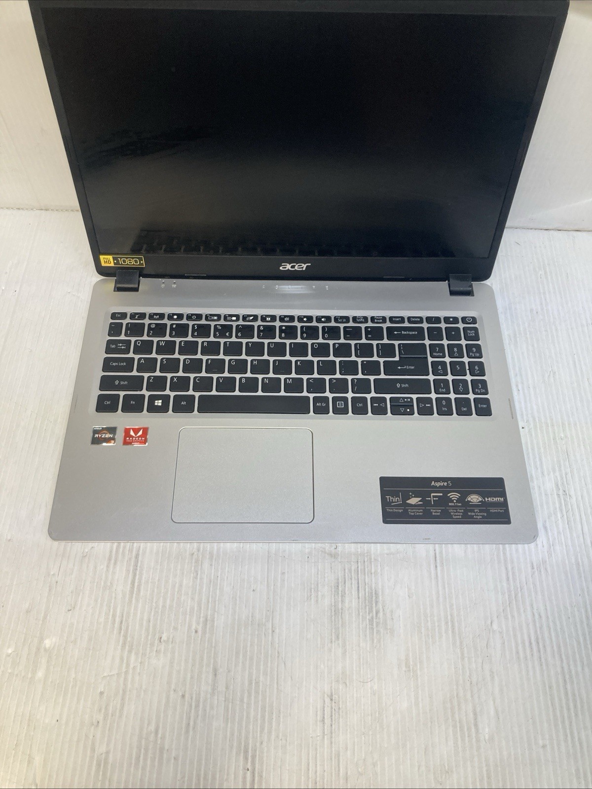 Acer Aspire A515-43-R19L unknown CPU no RAM no HDD no Power