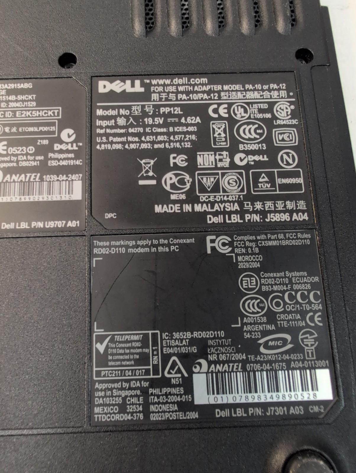 🔥 Dell Inspiron 6000 15.4″ Laptop Pentium M 1.86GHz/2GB/60GB HDD/Win XP (READ)-
