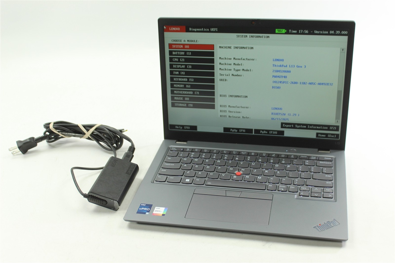 Lenovo ThinkPad L13 Gen 3 13.3″ i5-1245U 1.6GHz 256GB SSD 16GB RAM W11P