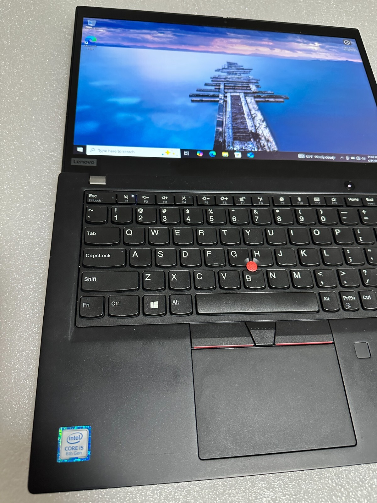 Lenovo ThinkPad X390 13.3″ Laptop i5-8265U 1.6GHZ 8GB RAM 256GB NVMe