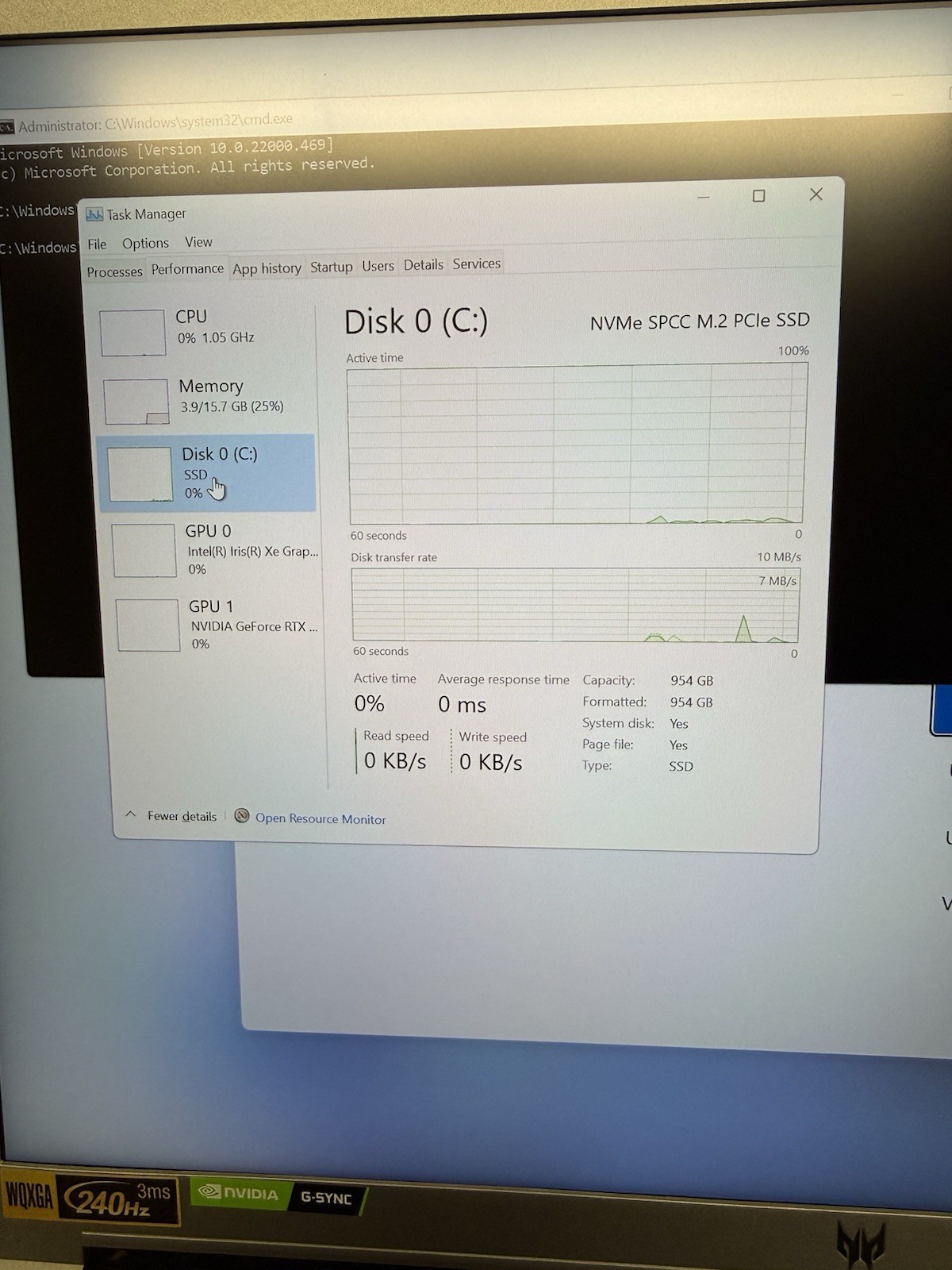 Acer Predator Triton 300 SE 16″WQXGA Intel i7 16GB RAM 1TB SSD RTX3060 Windows11