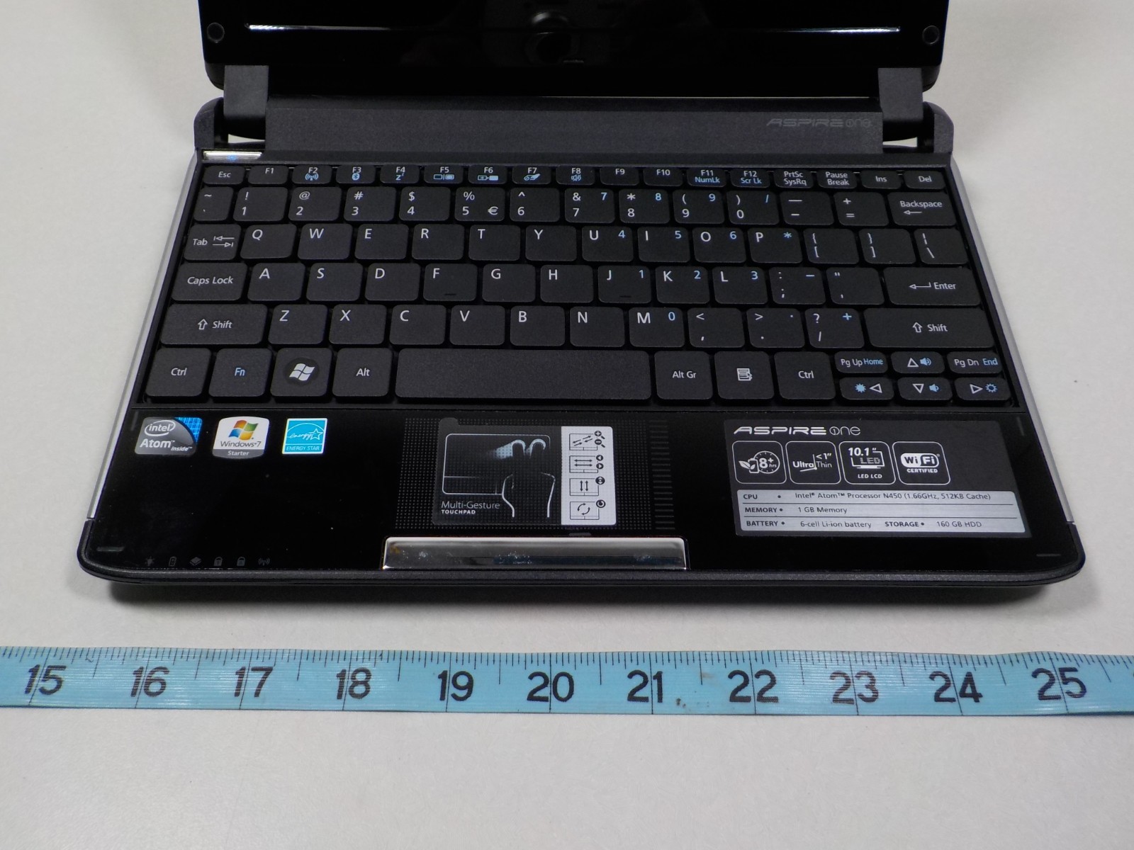 Acer Aspire One NAV50 10.1″ Laptop Netbook Computer Windows 7 160GB 1GB RAM 1.66