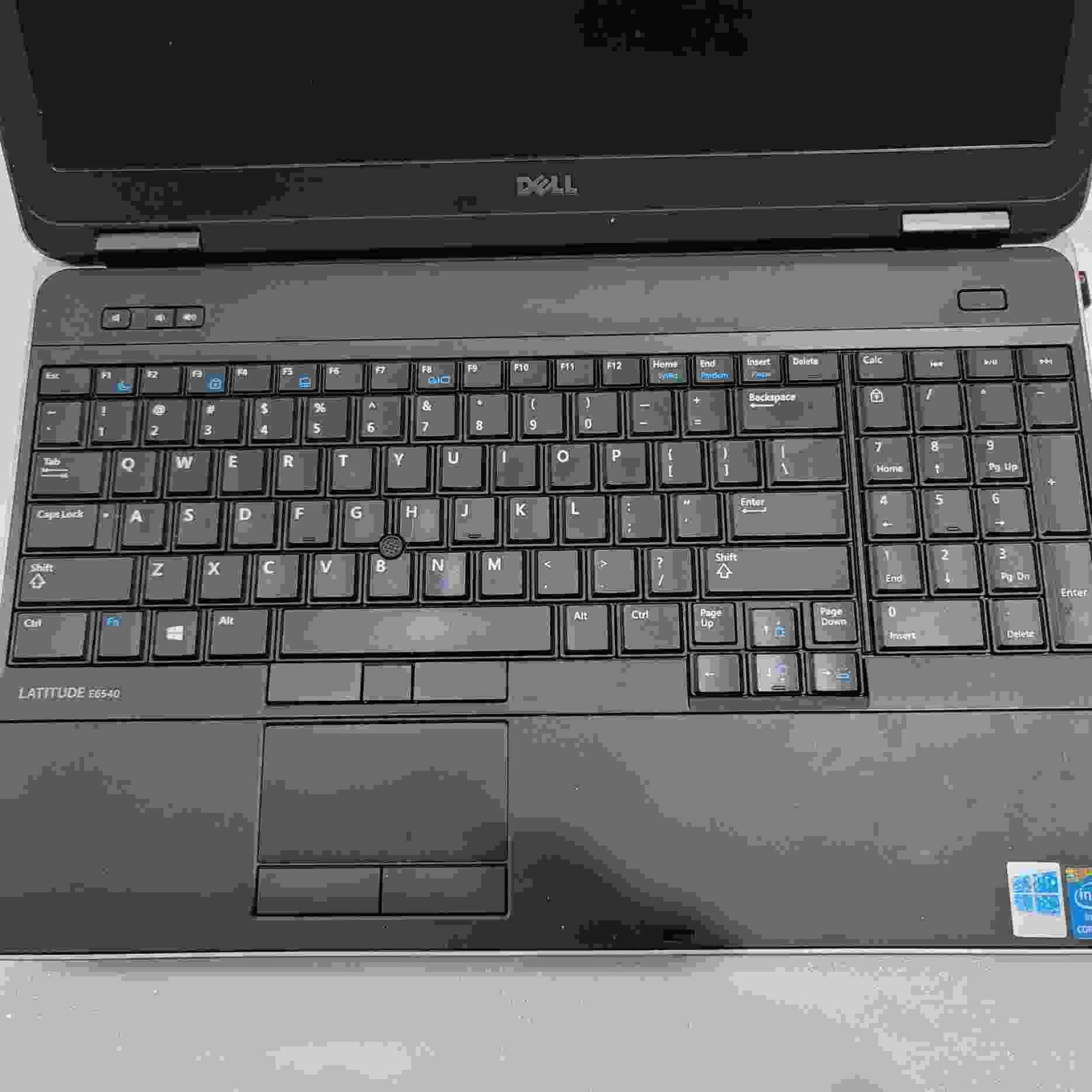 Silver Dell Latitude laptop e6540