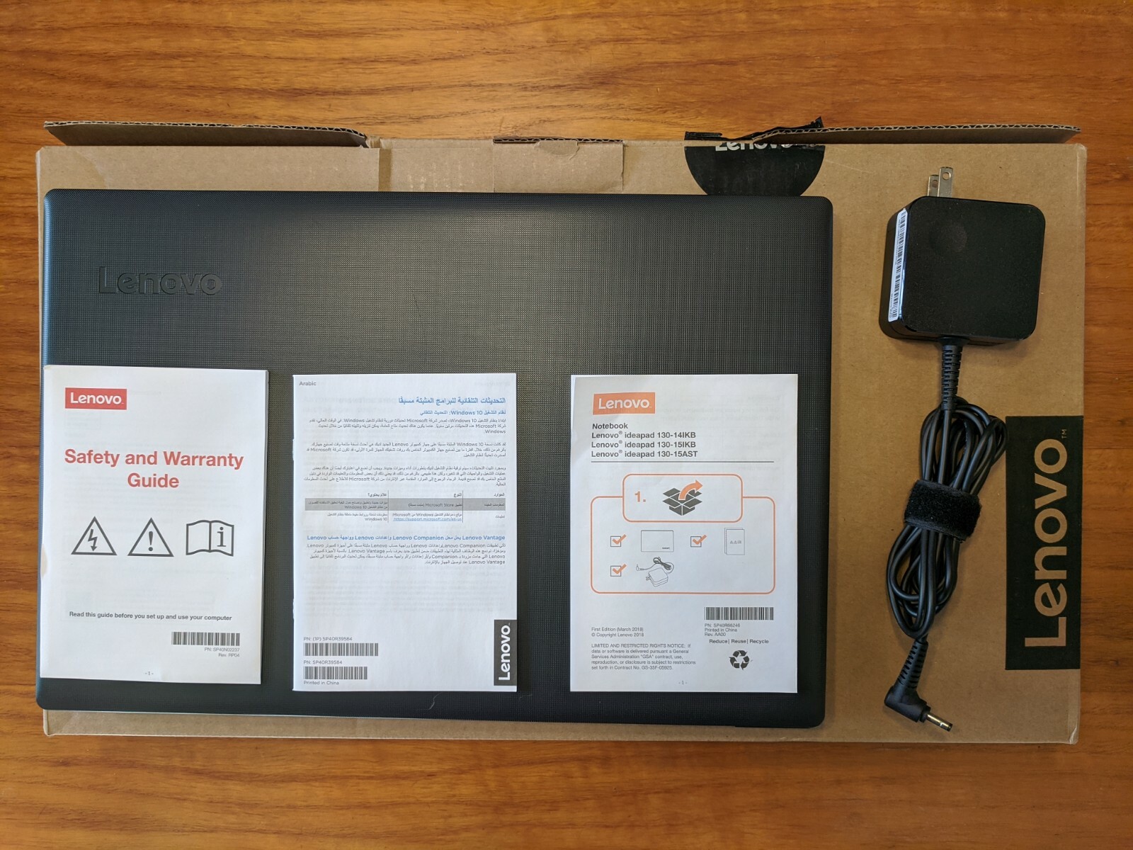 Lenovo Ideapad 130-15AST 15.6″ Laptop AMD A6-9225 4GB 500GB HDD Windows 10 home