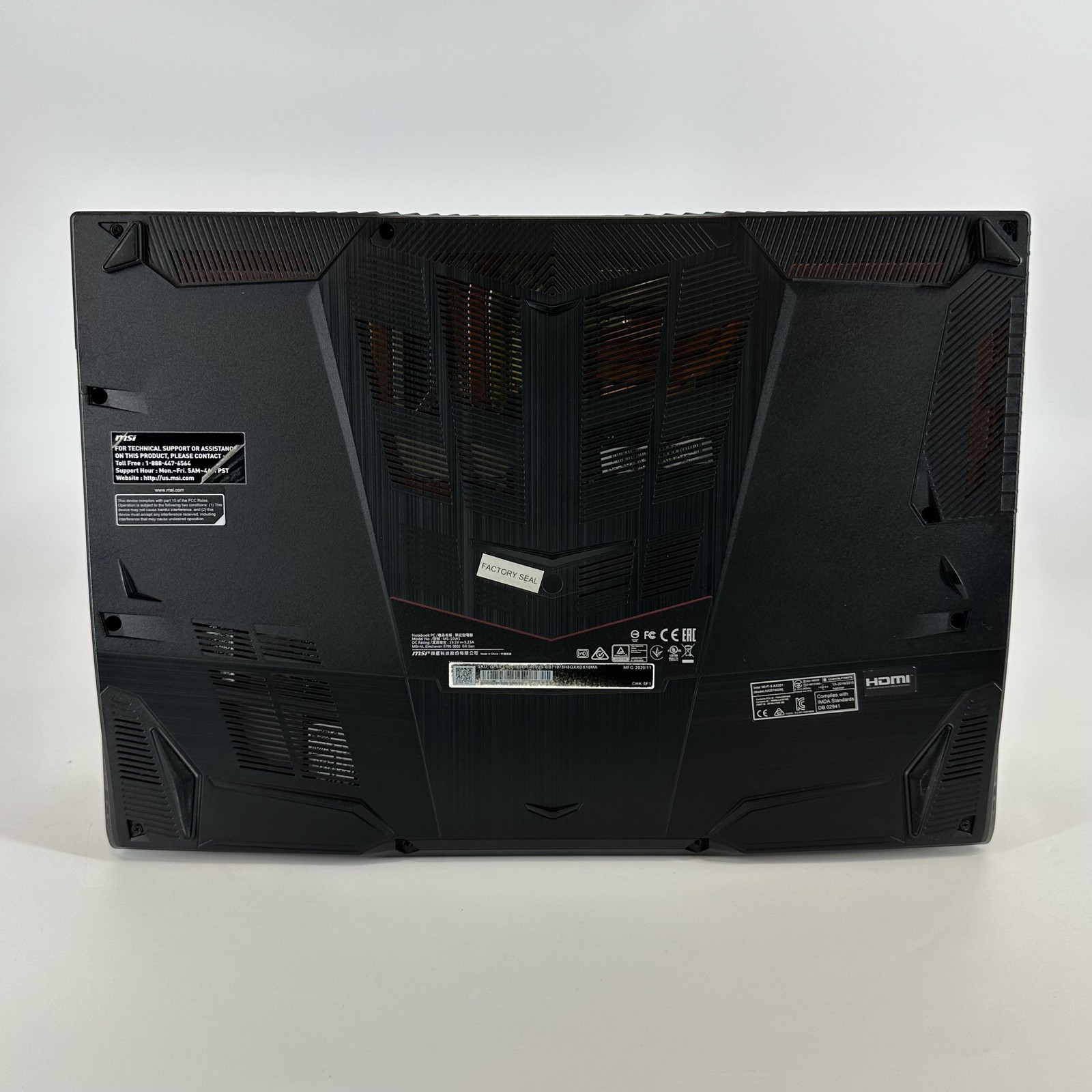 MSI Thin GF65 15.6 FHD 144Hz i7-10750H 2.60GHz 8GB 512GB SSD GTX 1660 Ti Good