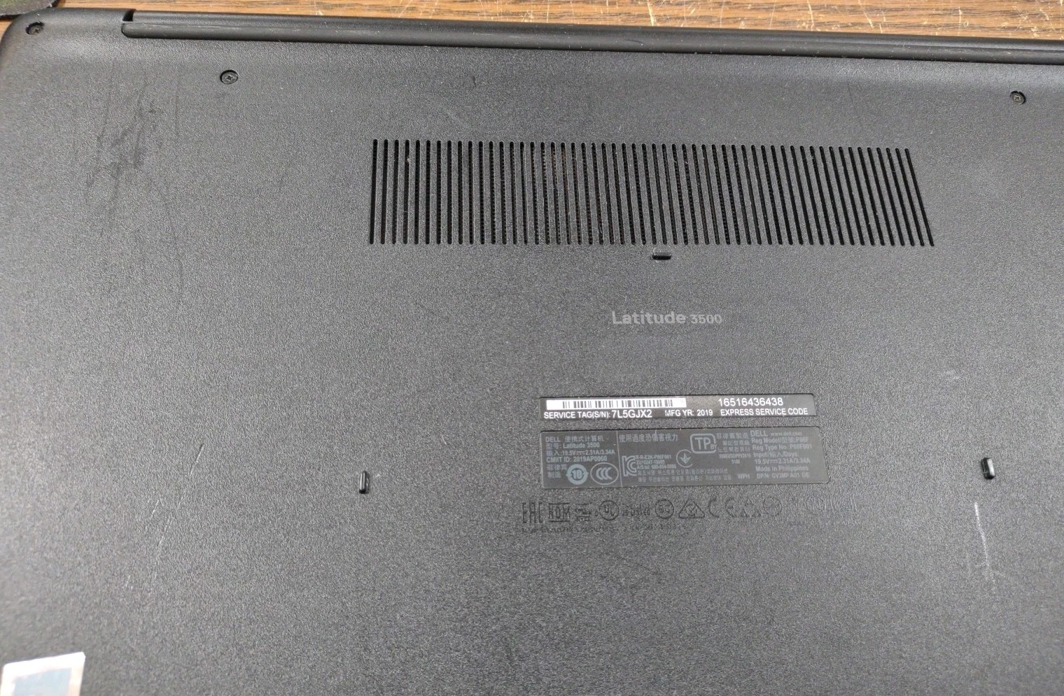 Dell Latitude 3500 Laptop W/ i5-8265U, 8GB, 512GB.