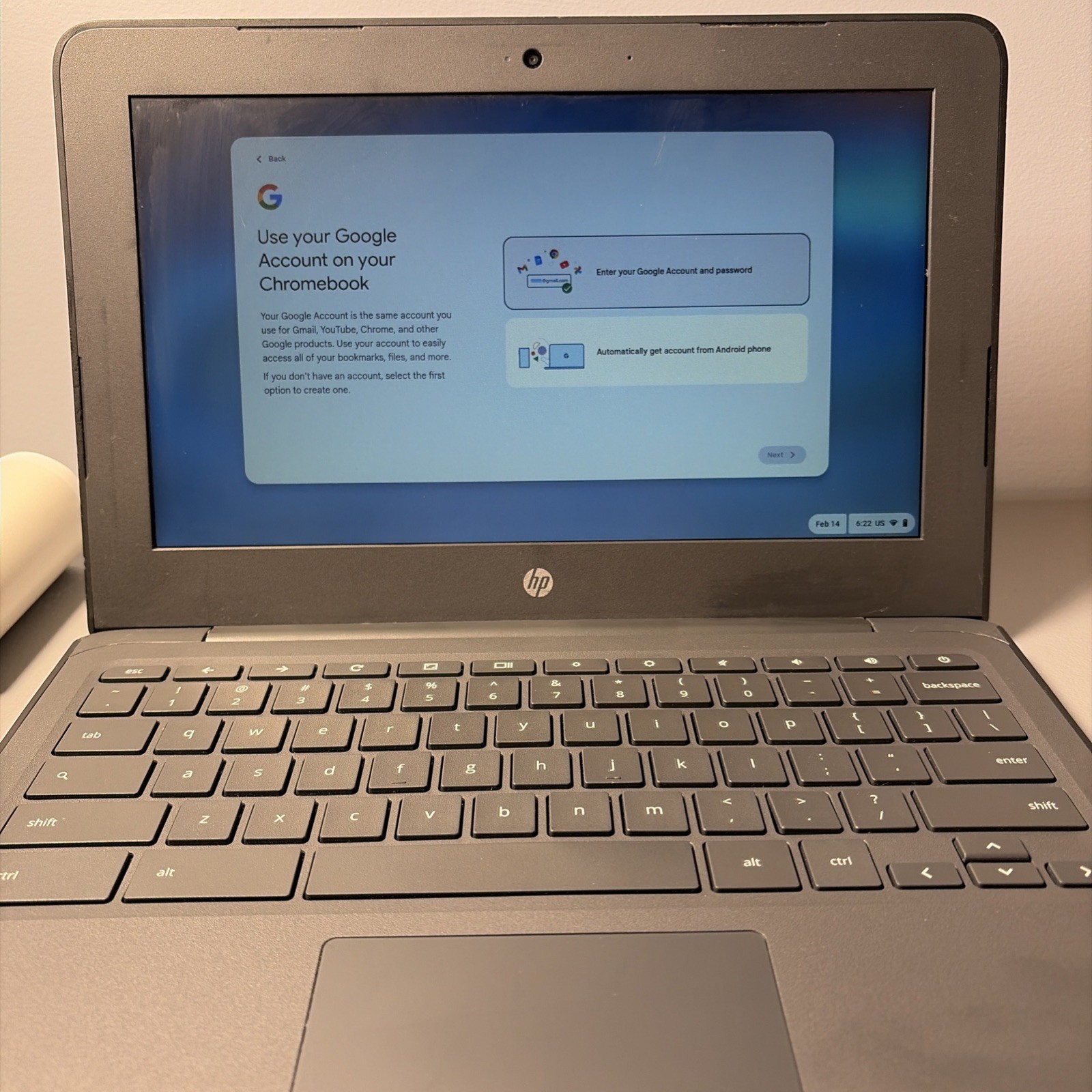 HP Google ChromeBook 11 G6 EE 7265NGW 11.6” N3060 1.6GHz 4 GB Used and Works