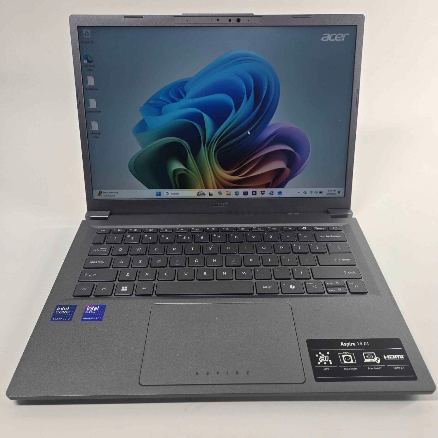 Acer Aspire 14 AI 14″ Ultra 7 256V 2.2GHz 16GB RAM 1TB SSD