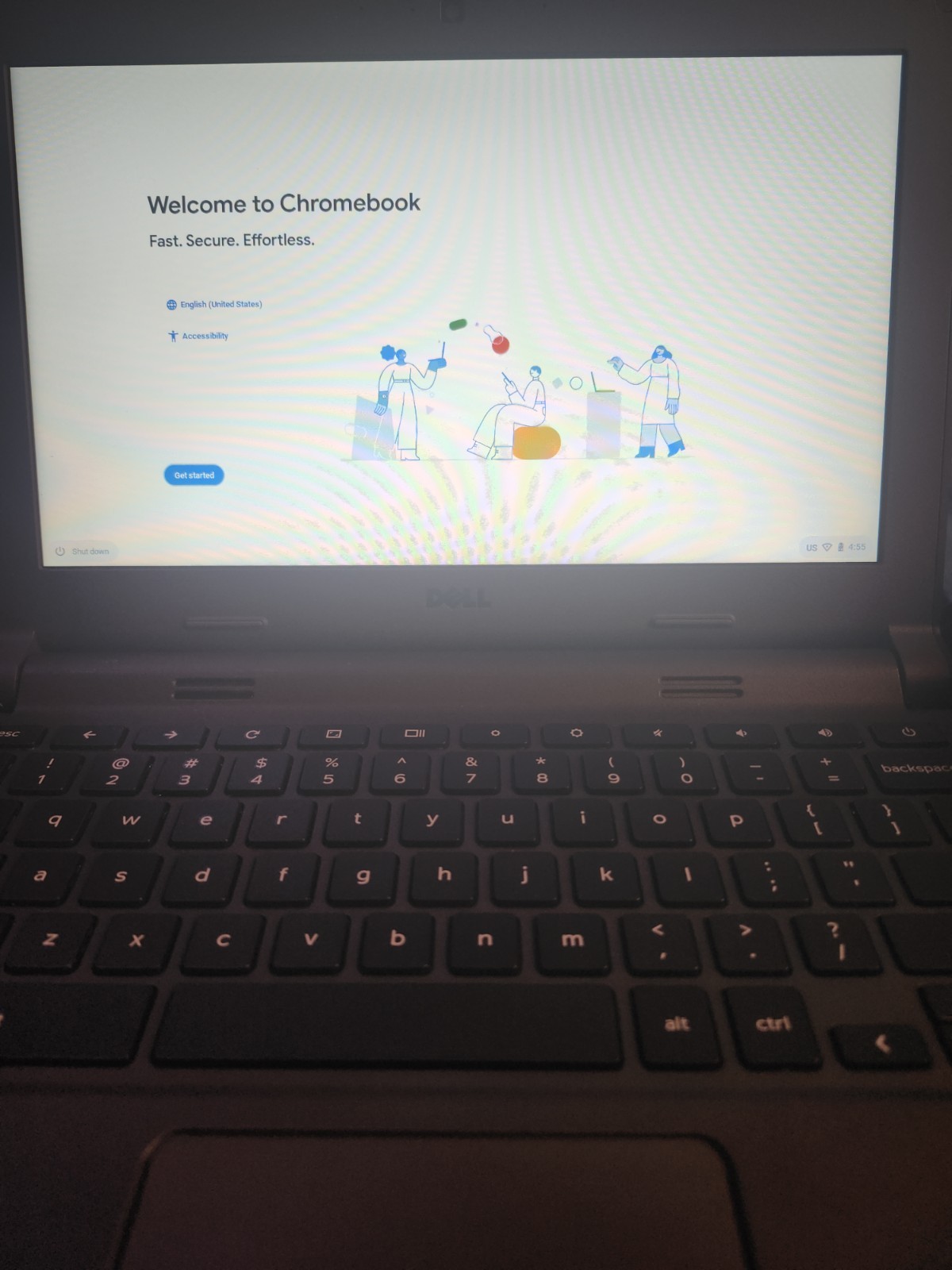 Dell Chromebook 11 3120 (P22T) 2 GB Ram 16 GB SSD (Black) w/ New Charger