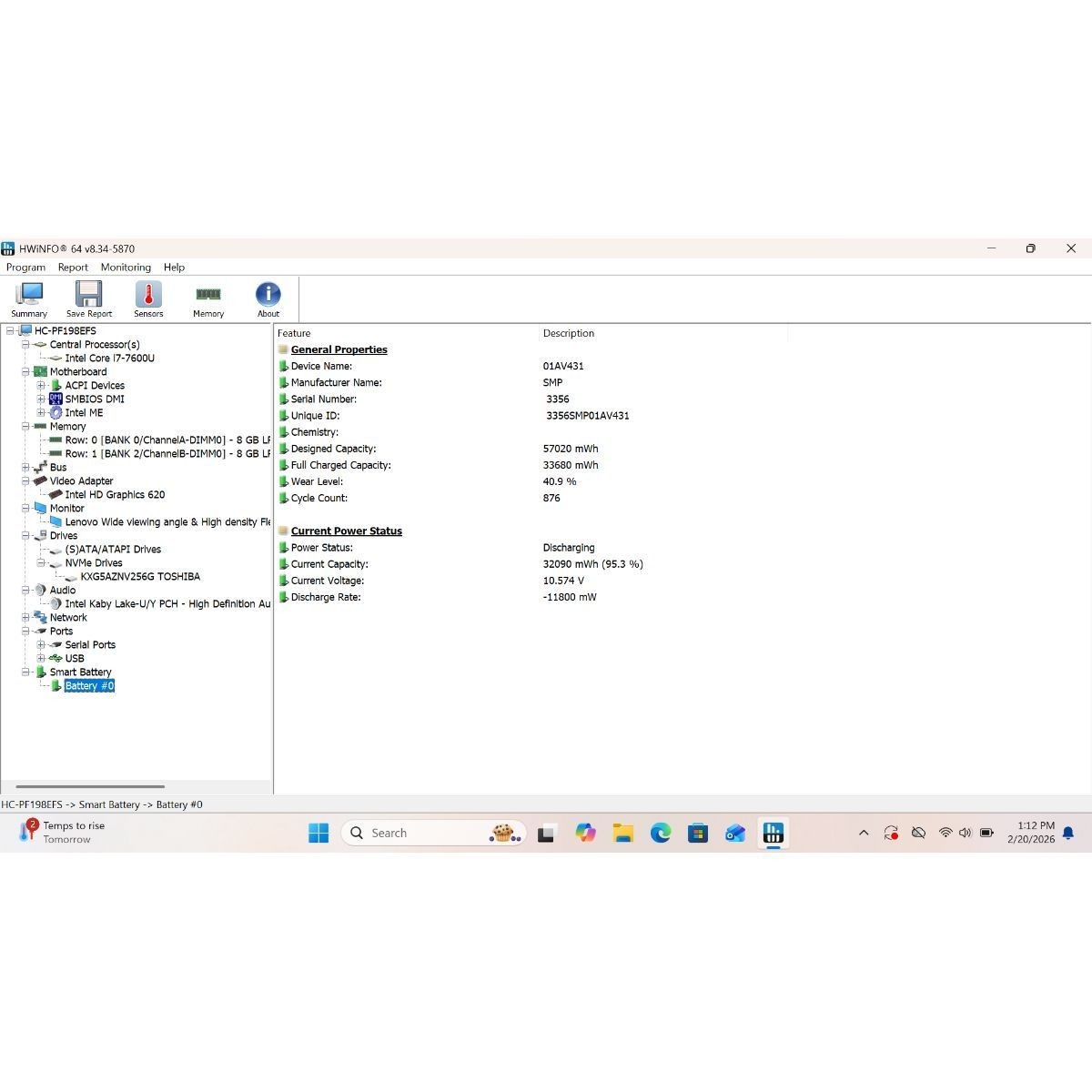 Lenovo ThinkPad X1 Carbon 5th Gen, 14″ FHD, i7-7600U, 16GB, 256GB *Pls READ*
