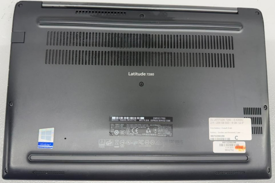Dell Latitude 7280 12.5″ i5-6300U 4GB RAM 0GB SSD FOR PARTS