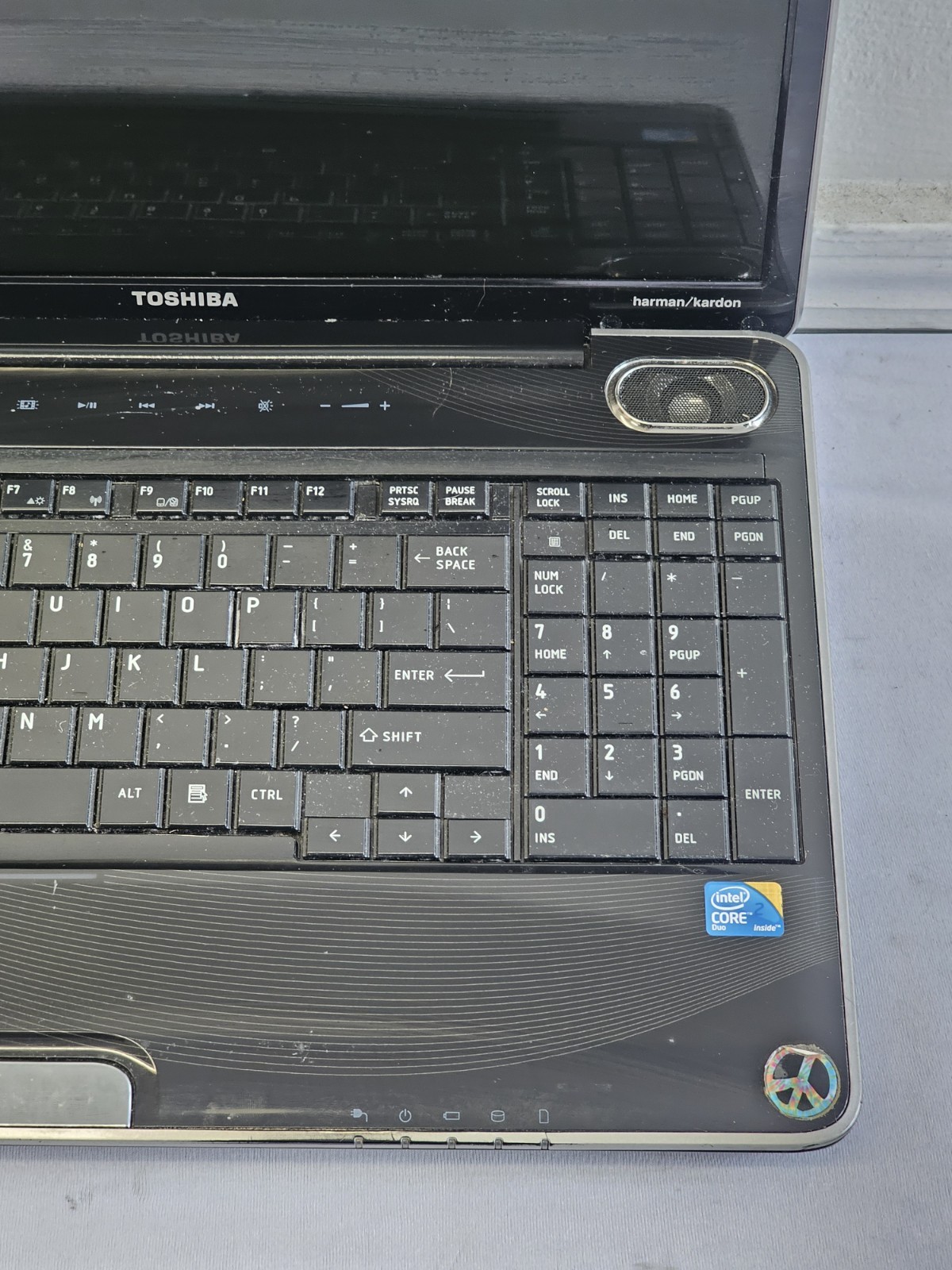 Toshiba Satellite A505-S6980 Laptop – Intel Duo T6600 – BAD BATT – Parts – READ