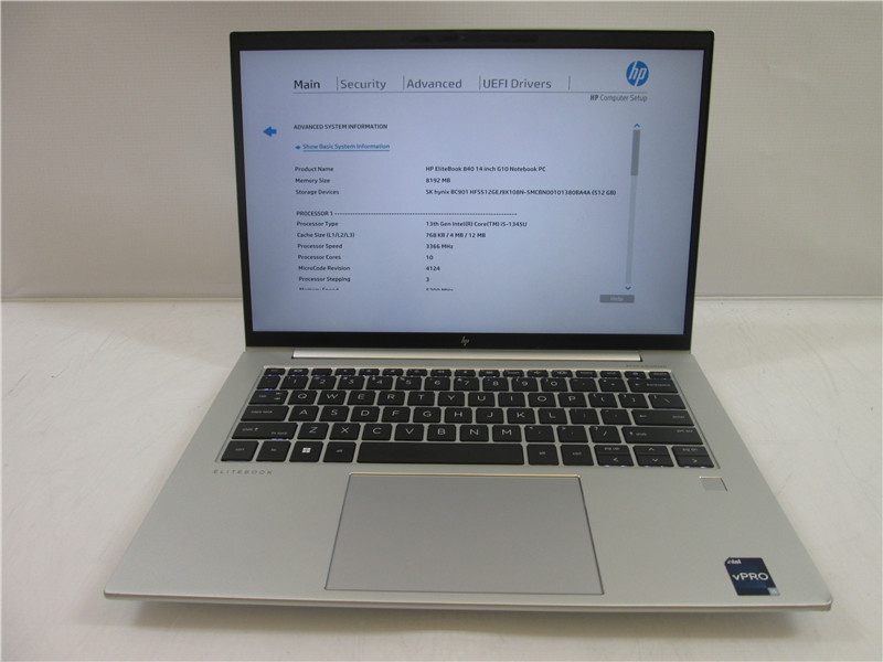 HP EliteBook 840 G10 Laptop i5 1345U 4.3GHz 8GB 512GB SSD Win11 Pro COA