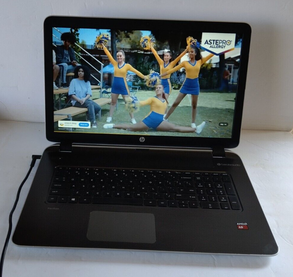 HP PAVILION 17″ AMD A8-6410 APU 2.00GHz 6GB 1 TB WIN 10 HOME