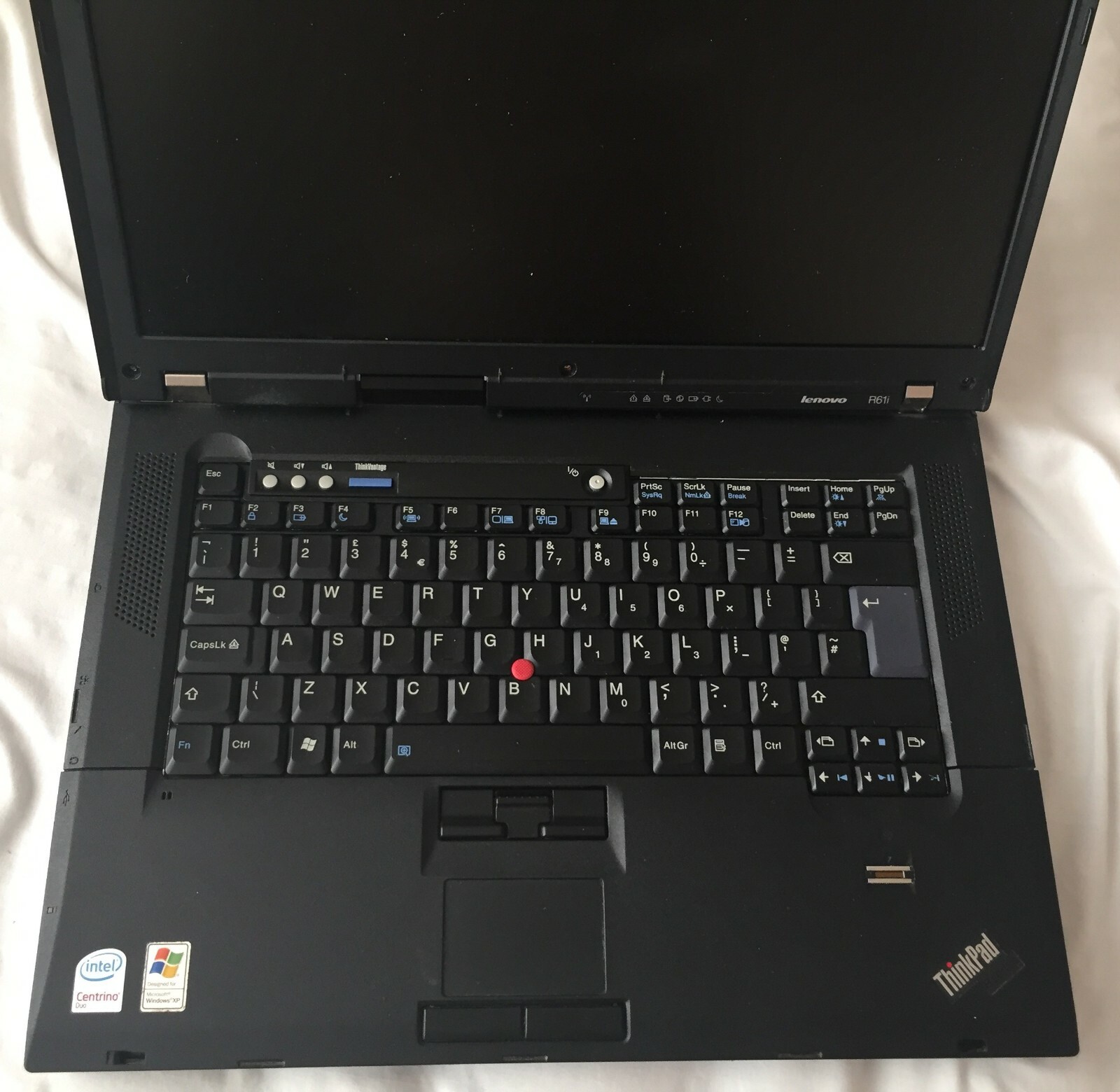 Lenovo ThinkPad R61i No Ram/HDD/PS For Parts Only