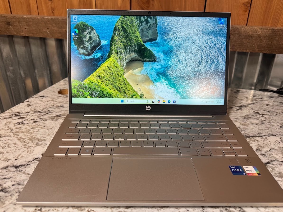 HP Pavilion 14-dv1097nr 14″ Laptop i7-1195G7 2.9GHz 32GB DDR4 500GB NVMe Win 11p