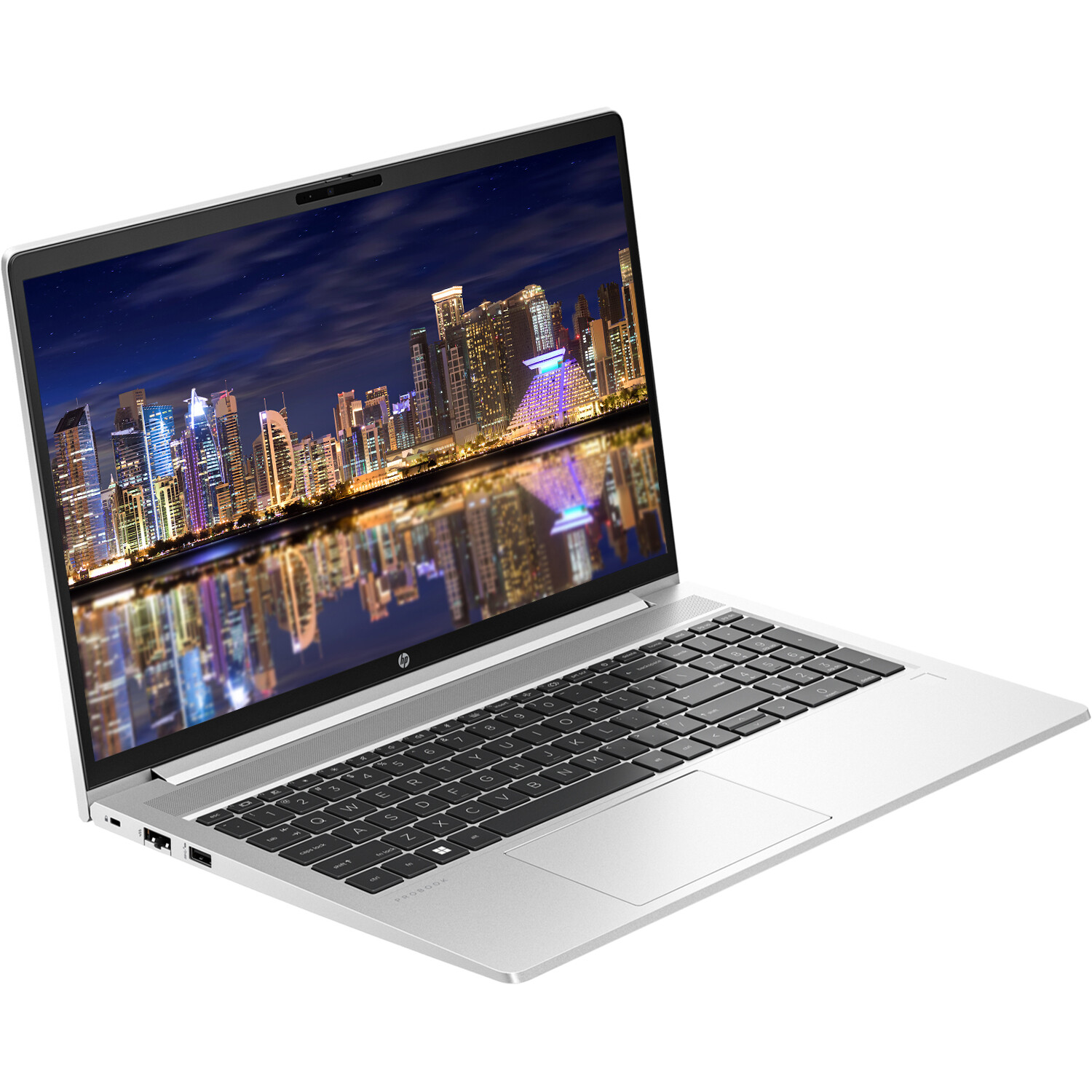 HP ProBook 450 G10 15.6″ i7, 16GB RAM, 512GB SSD with 2 EliteDisplay 27″ Monitor