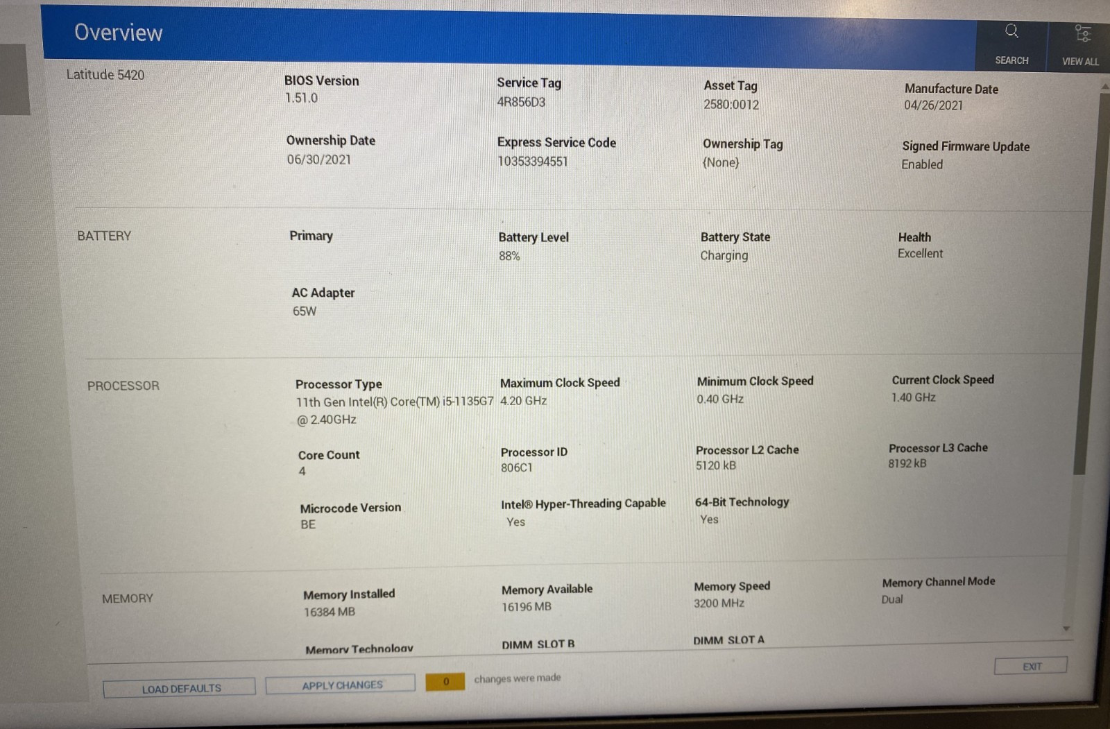 Dell Latitude 5420 Laptop i5-1135G7 16GB RAM NO SSD No OS w/Adapter (Lot of 7)
