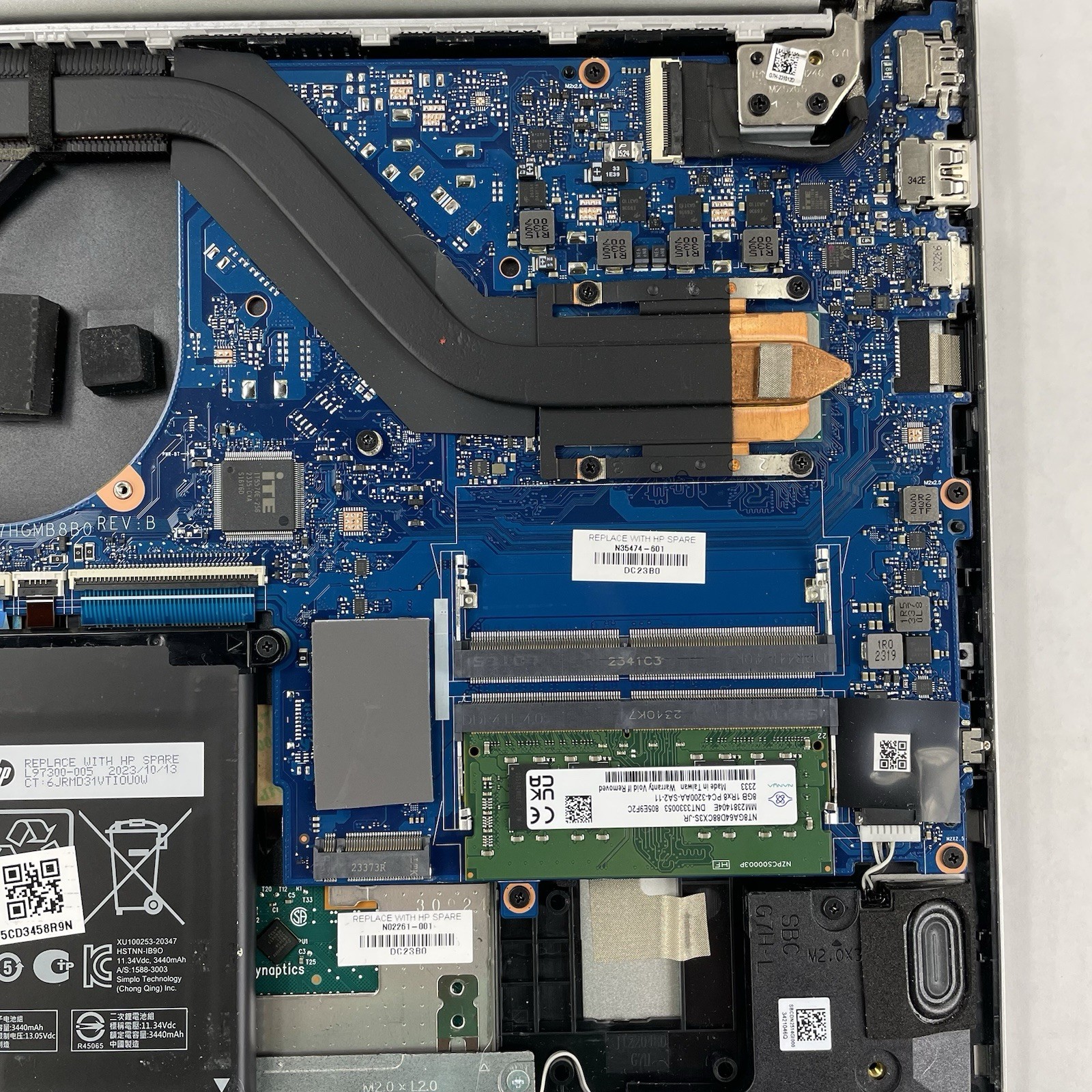HP Pavilion 15t-eg300 15.6″ i7-1355U 3.70 GHz 8 GB RAM No SSD/OS/AC