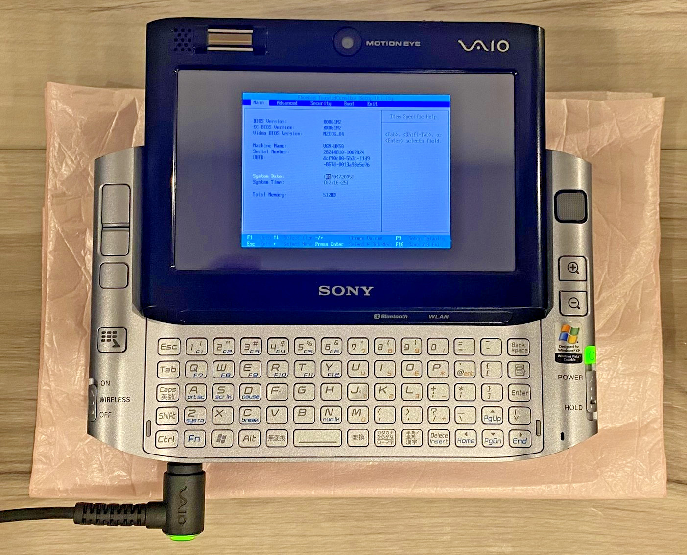 Sony VAIO VGN-UX50 Ultra-Mobile Personal Computer (UMPC), Full Collectors Kit