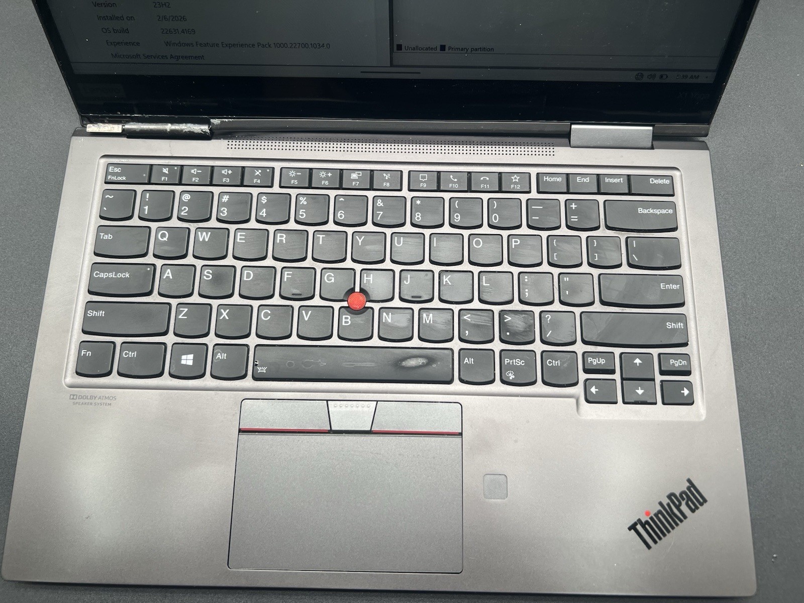 *READ* Lenovo ThinkPad X1 Yoga Gen 5 Intel i7-10510U 1.80GHz 8GB RAM W11P 256GB