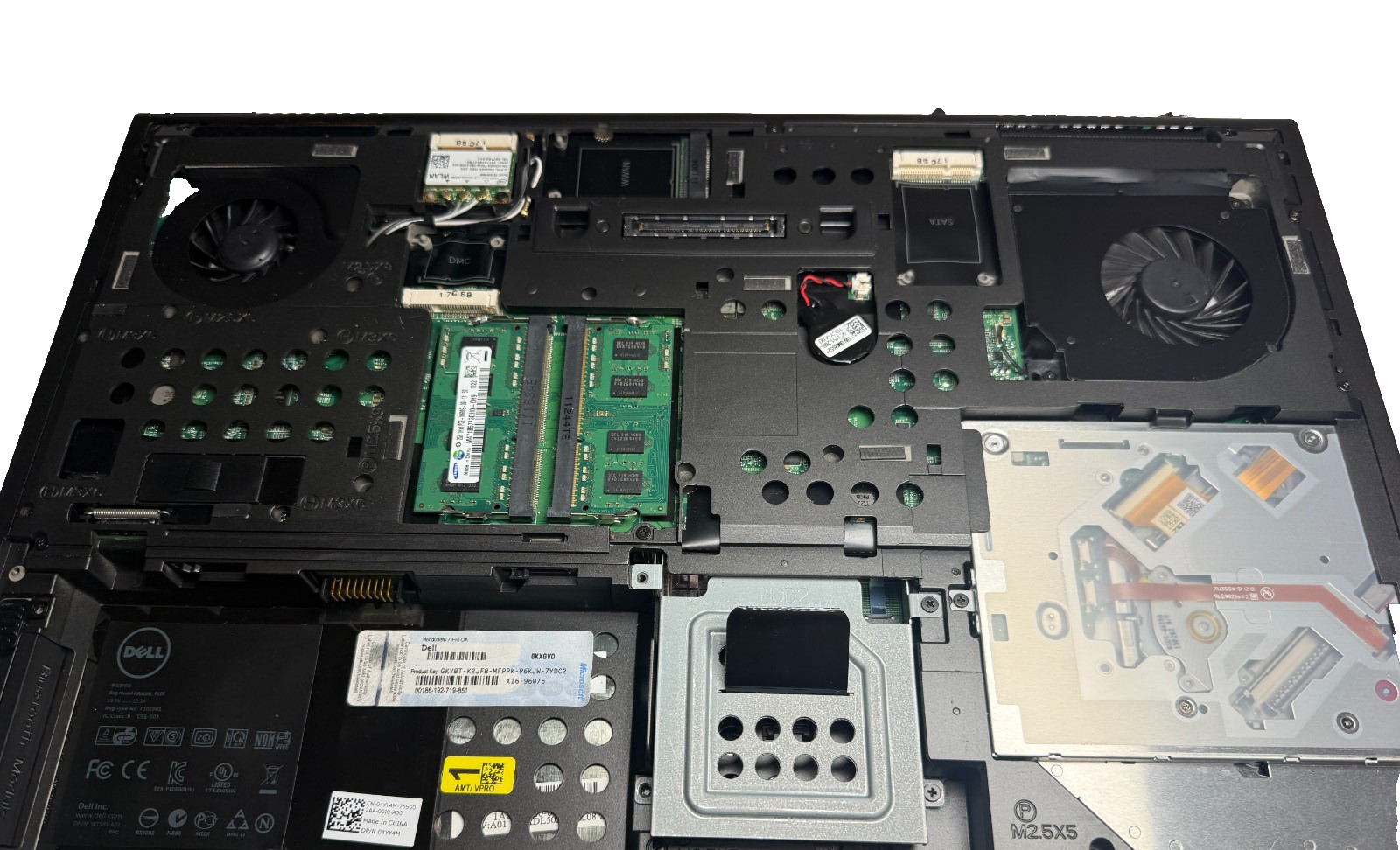 Dell Precision M6600 Laptop P10E | NO HDD | NO Charger | AS-IS Parts Repair