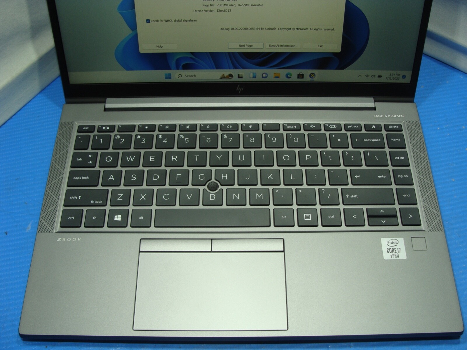 HP ZBook Firefly 14 G7 Mobile Workstation 14″ Laptop Intel i7-10610U 1.8 Ghz 16G