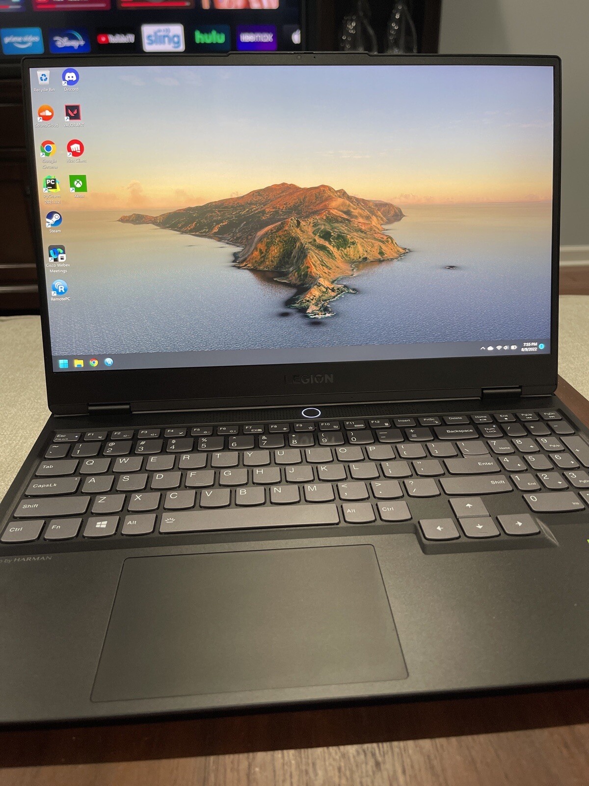 Legion S7 4K UHD HDR Ryzen 5900hx Nvidia Laptop