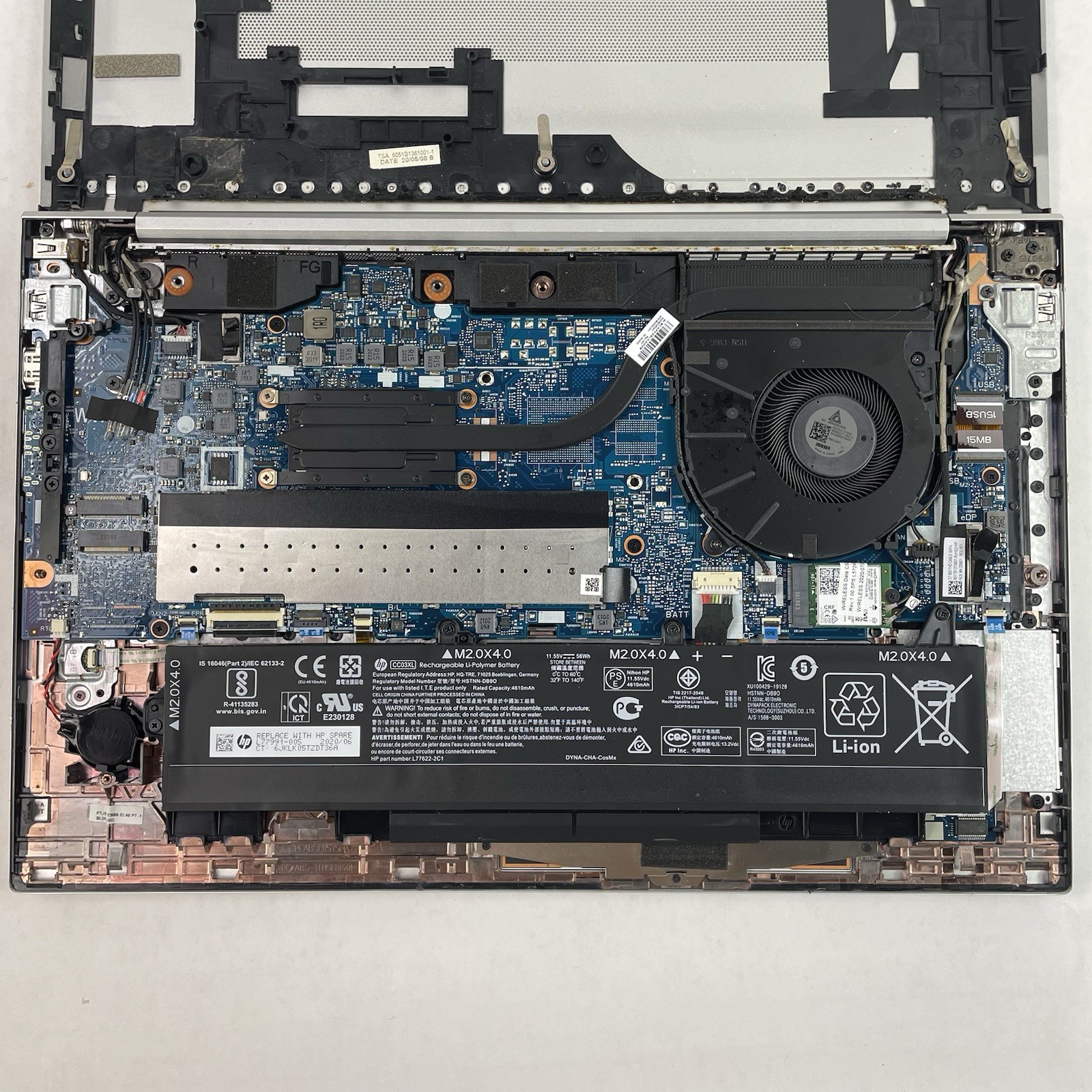 HP EliteBook 850 G7 15.6″ i5-10310U 1.70 GHz 8 GB RAM No SSD/OS/AC